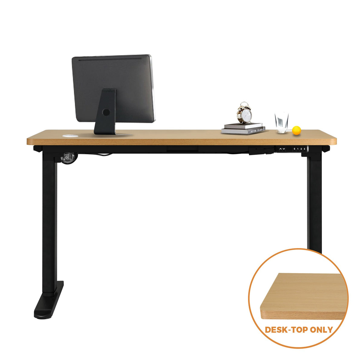 Oikiture Standing Desk Top Adjustable Motorised Electric Sit Stand Table 3 Sizes - Sunyee