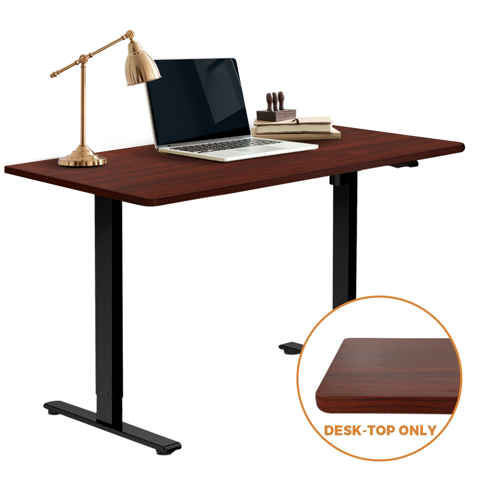Oikiture Standing Desk Motorised Height Adjustable Stand Office Computer Table - Sunyee