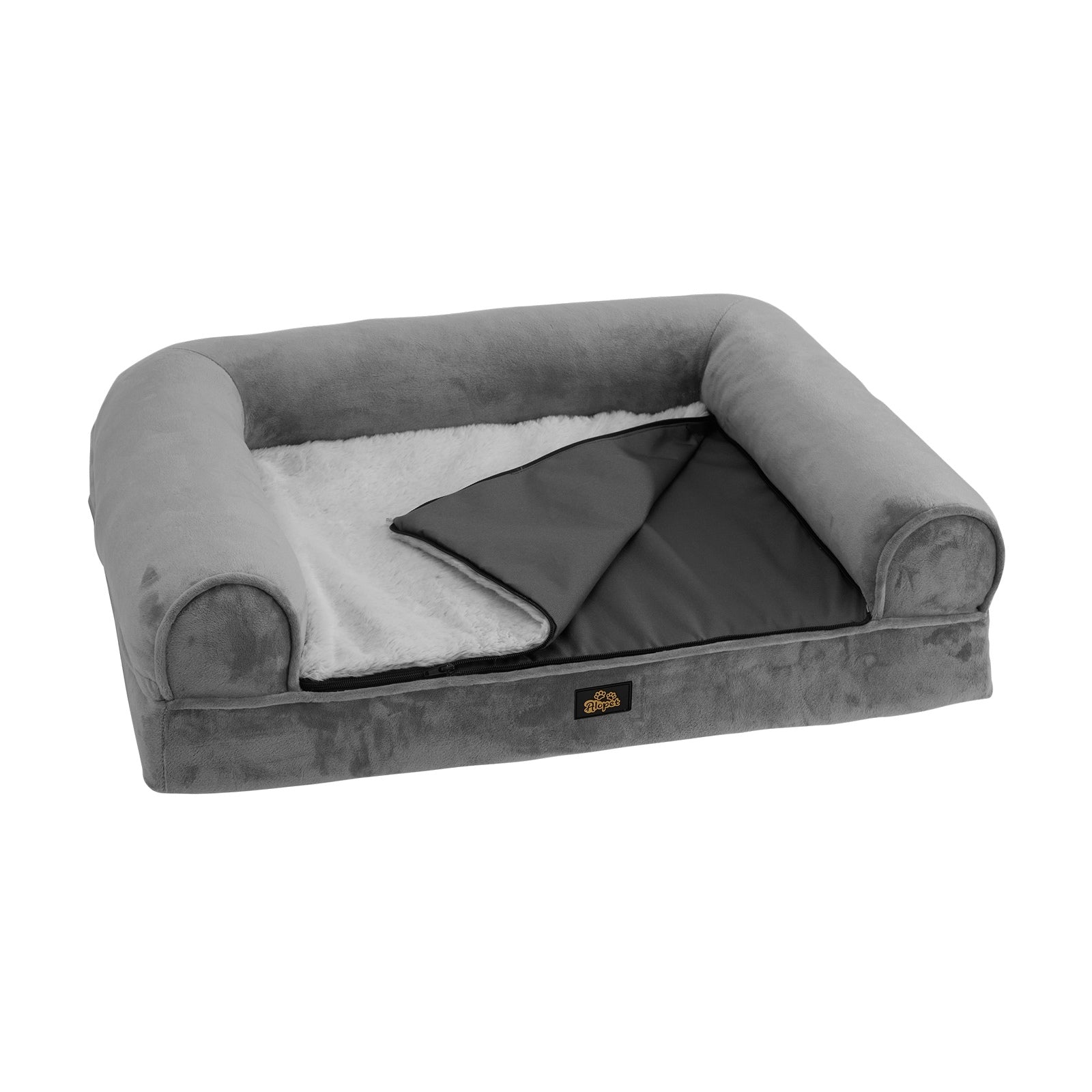Alopet Orthopedic Dog Sofa Bed Pet Calming Mat Memory Foam Soft Warm Cushion - Sunyee