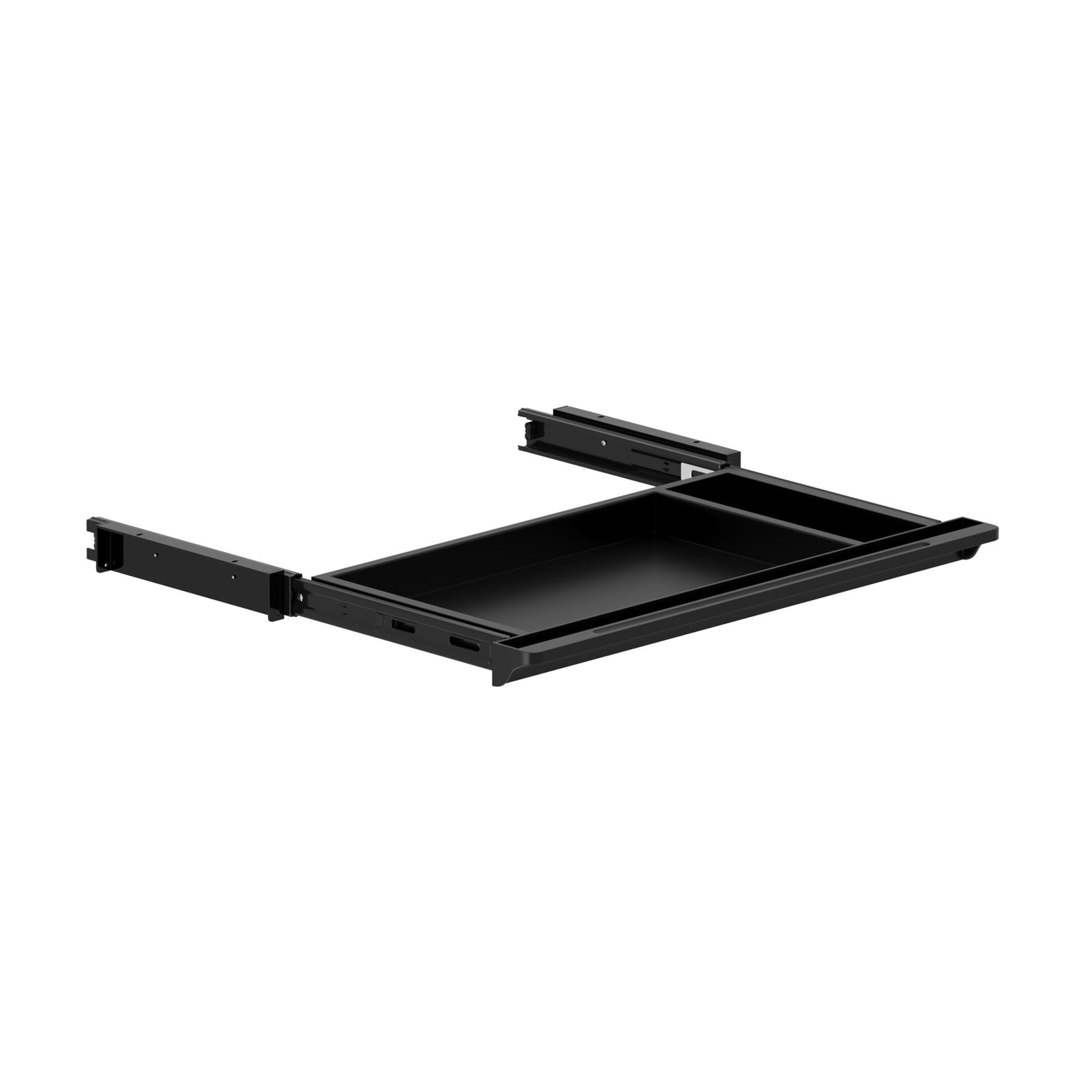Oikiture Under Desk Drawer Pull-Out Drawer Sliding Tray Storage Organizer Black - Sunyee