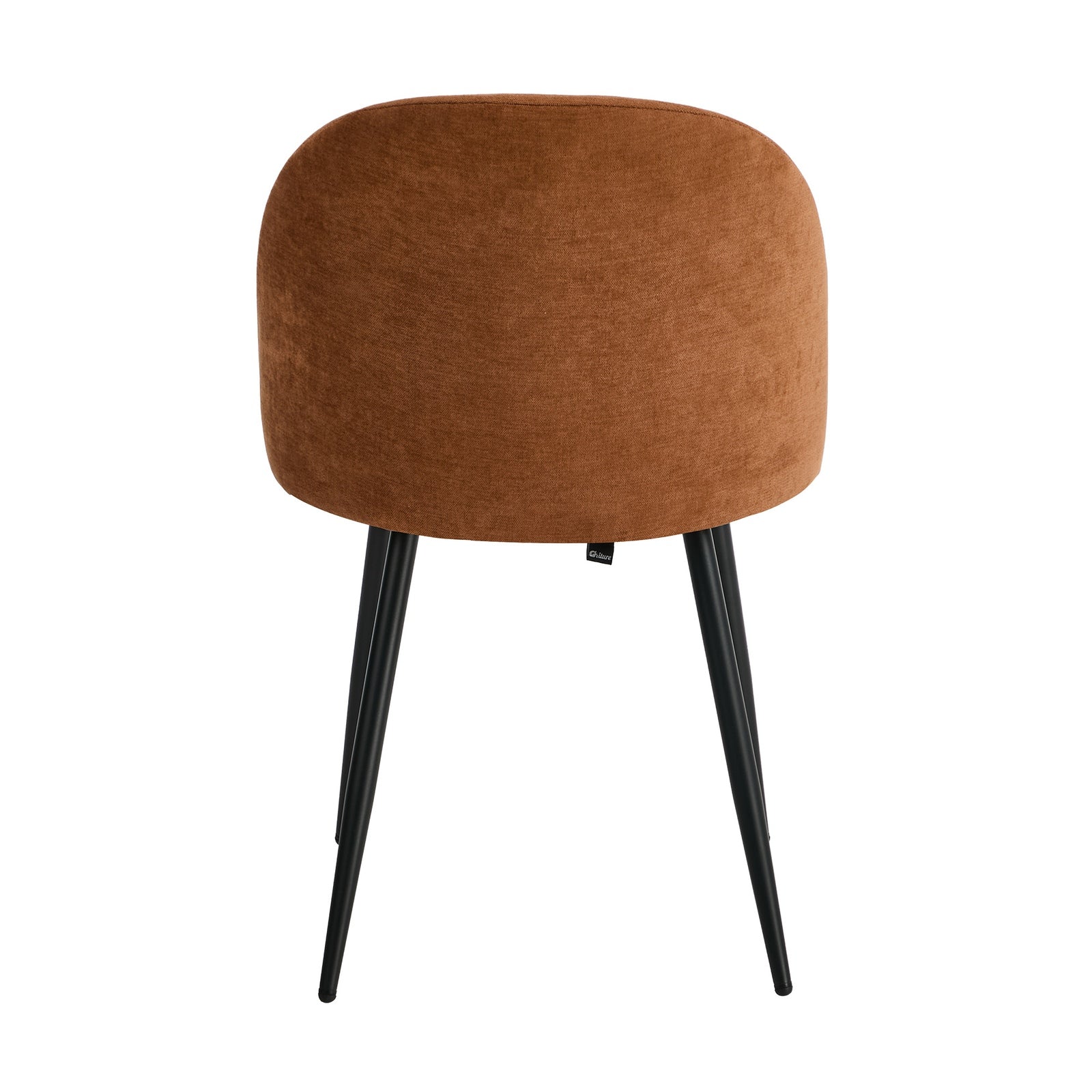 Oikiture 2x Dining Chairs Accent Chair Armchair Kitchen Upholstered Linen Orange - Sunyee
