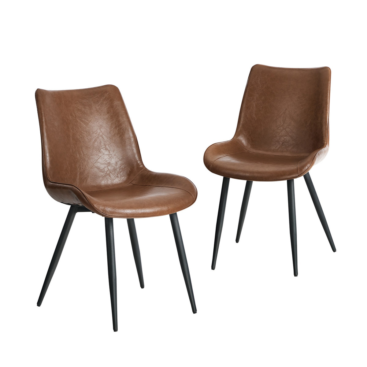 Oikiture 2x Dining Chairs Kitchen Accent Chairs Upholstered