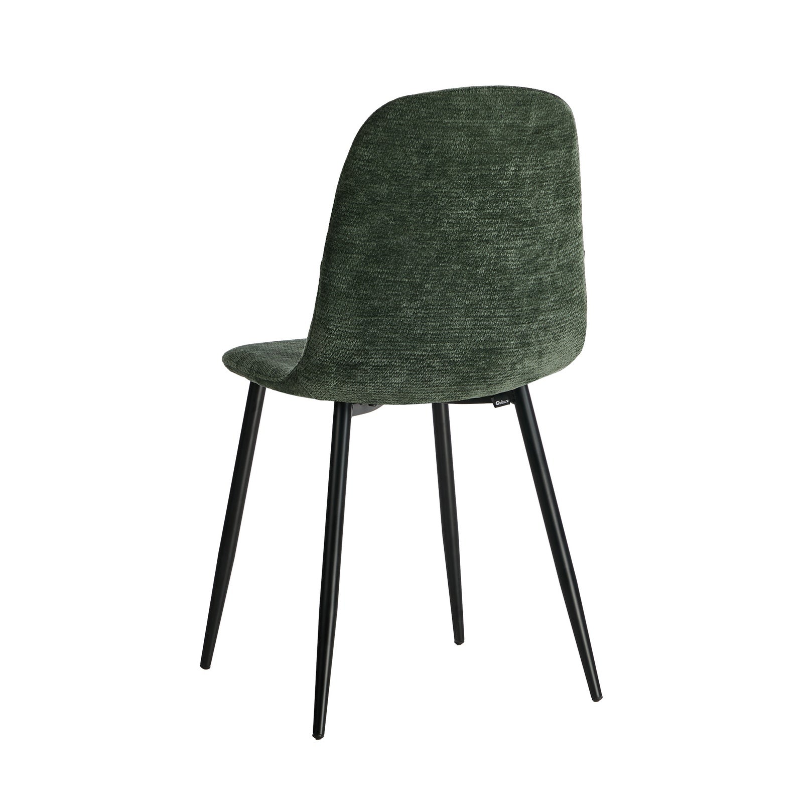 Oikiture 4x Dining Chairs Kitchen Accent Chair Lounge Room Chenille Green - Sunyee