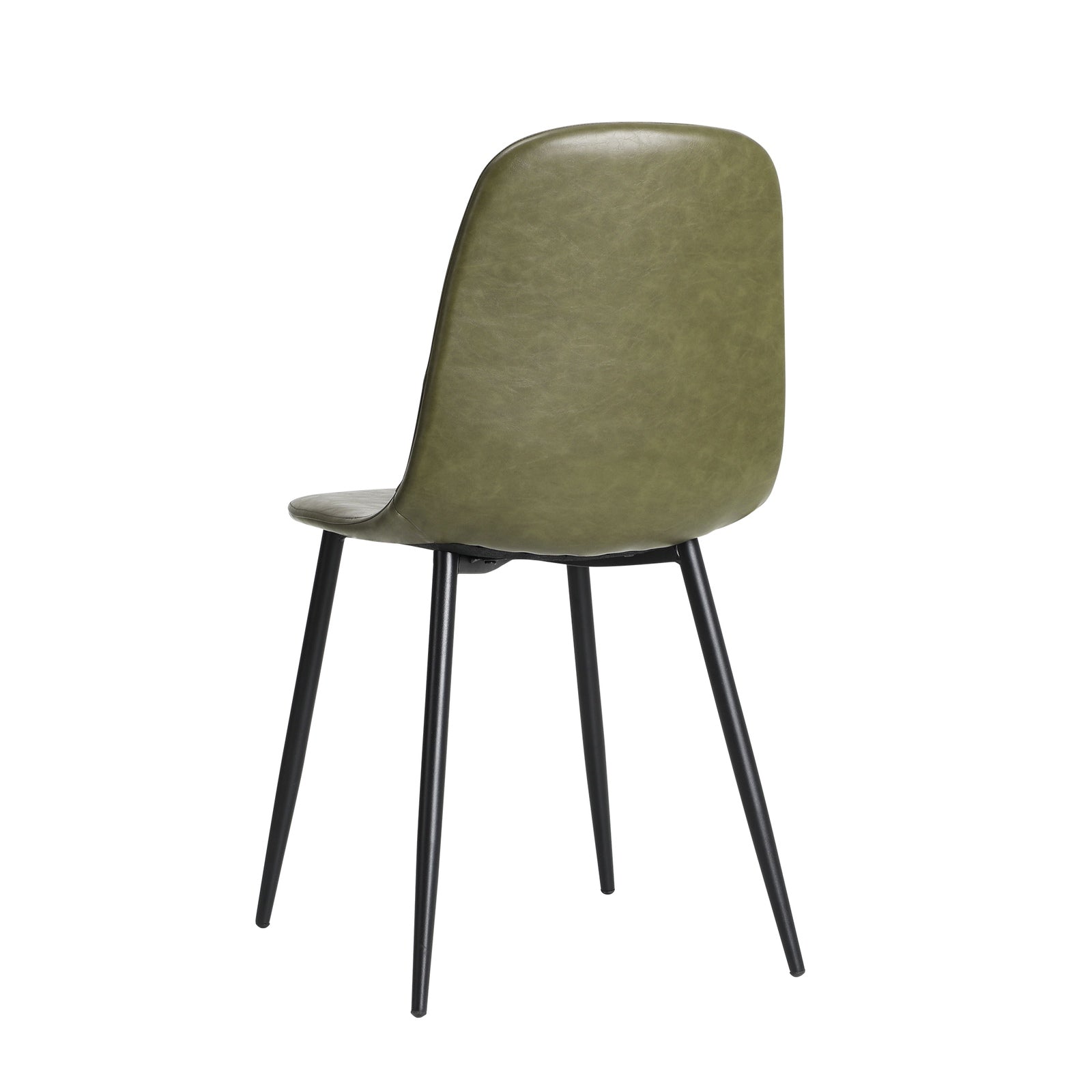 Oikiture Dining Chairs Kitchen Accent Chair Lounge Room PU Leather Green - Sunyee