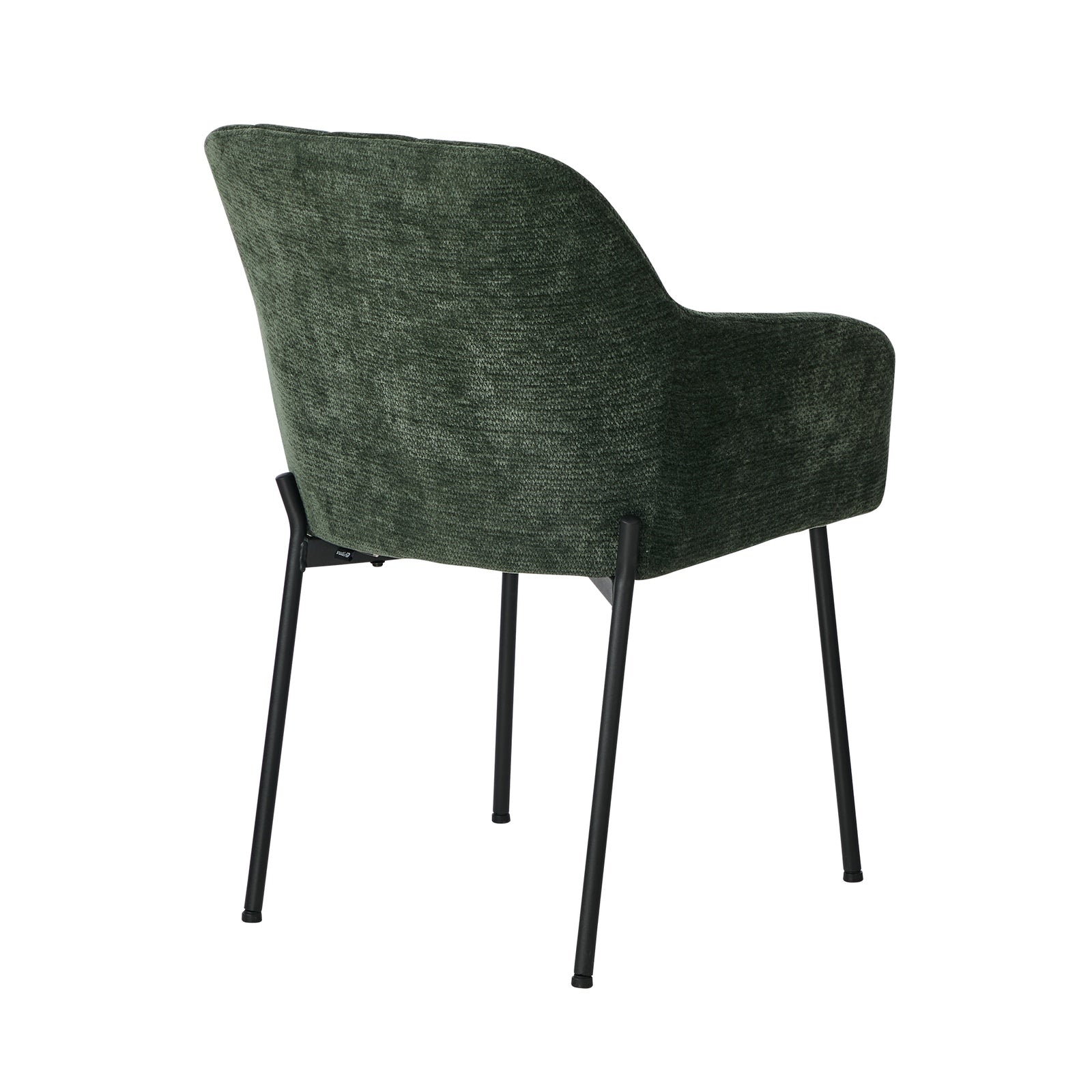 Oikiture 6x Dining Chairs Kitchen Accent Armchairs Chenille Fabric Green - Sunyee