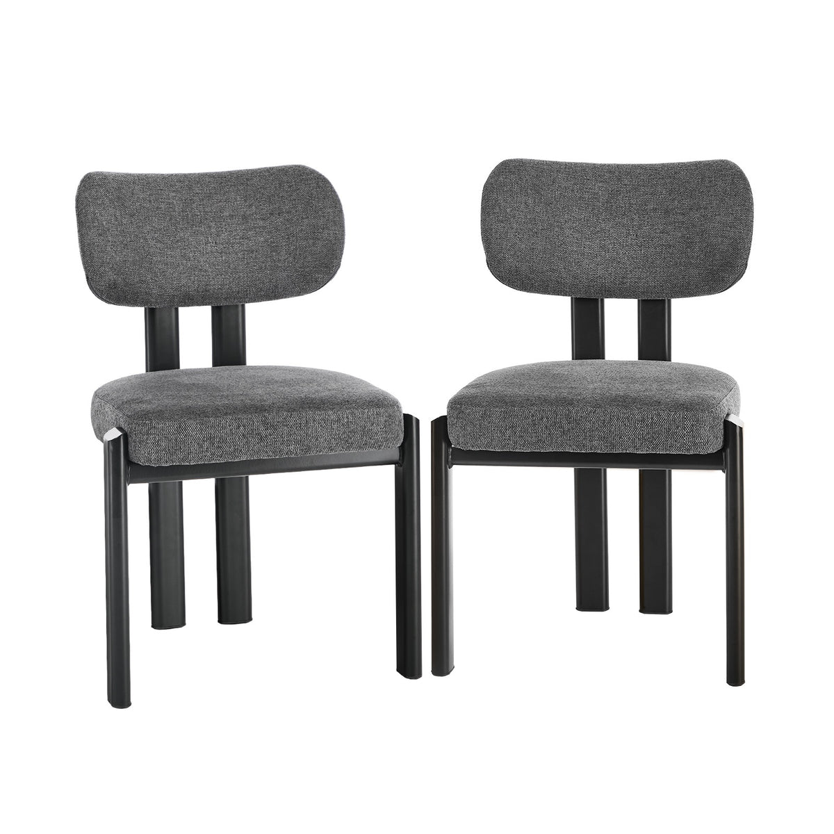 Oikiture Set of 2 Dining Chairs  Kitchen Seat Padded Accent Chair