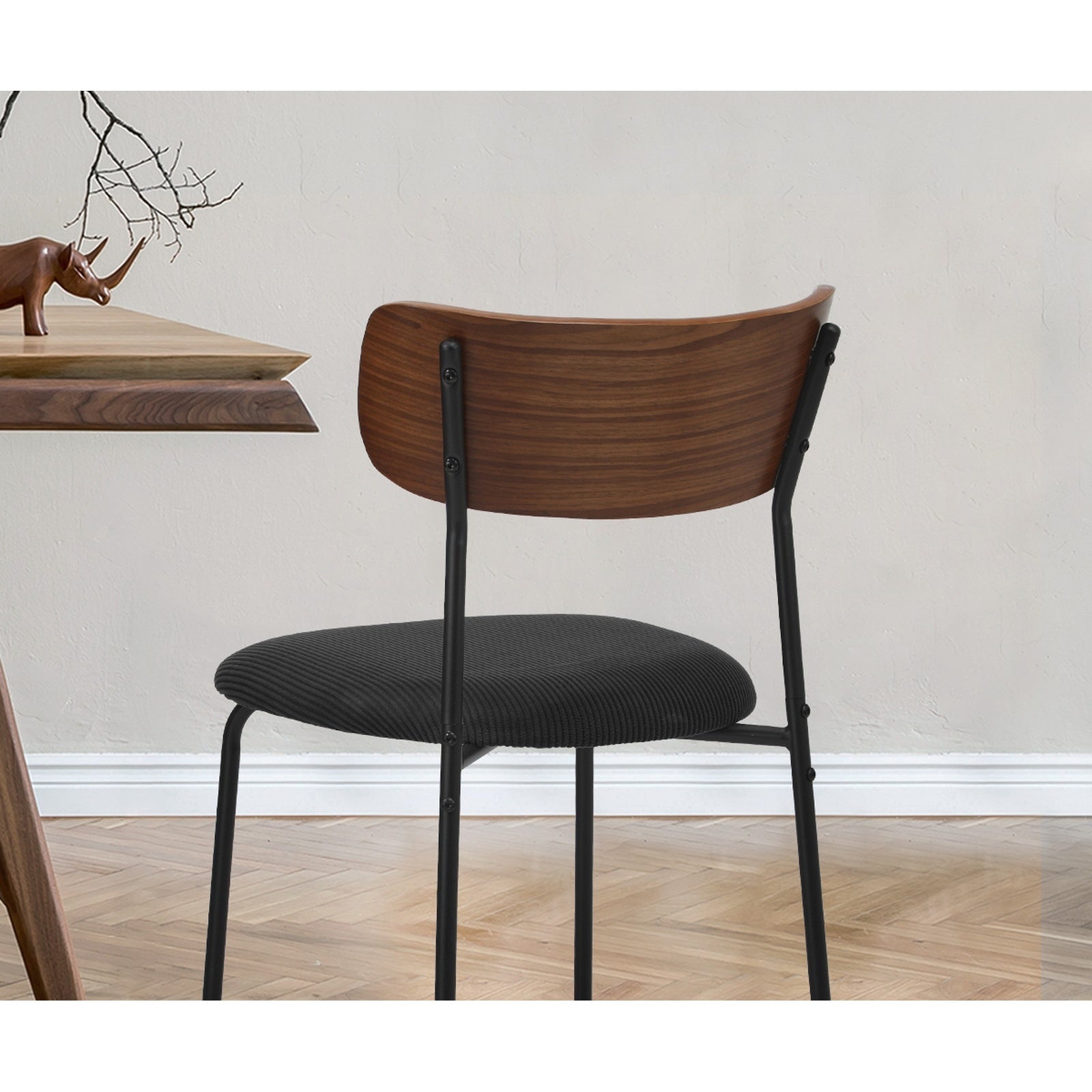 Oikiture 2PCS Dining Chairs Kitchen Chair Padded Lounge Seat - Sunyee