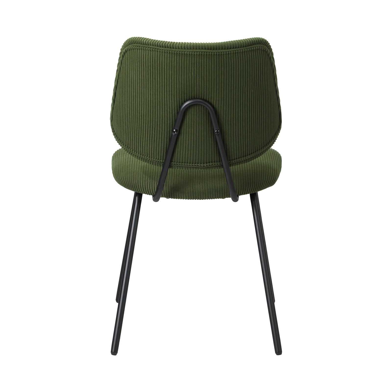Oikiture 2x Dining Chair Vintage Retro Polyester Kitchen Padded Lounge Green - Sunyee