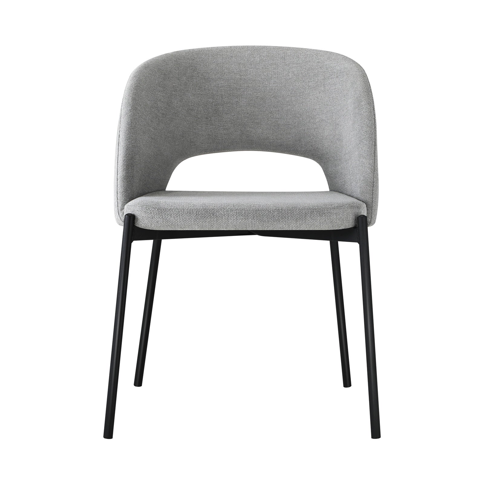 Oikiture 2x Armchair Dining Chair Accent Chairs Tub Armchairs Fabric Grey&Black - Sunyee