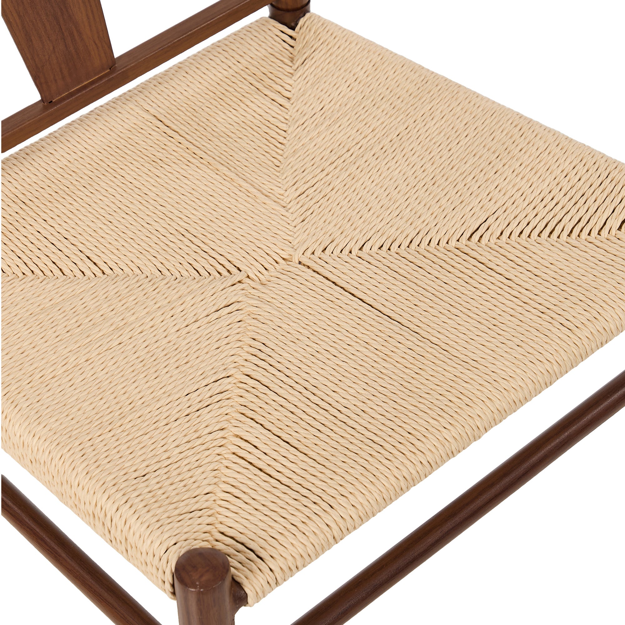 Oikiture 6x Dining Chair Metal Hans Wegner Chair Wishbone Cafe Lounge Walnut