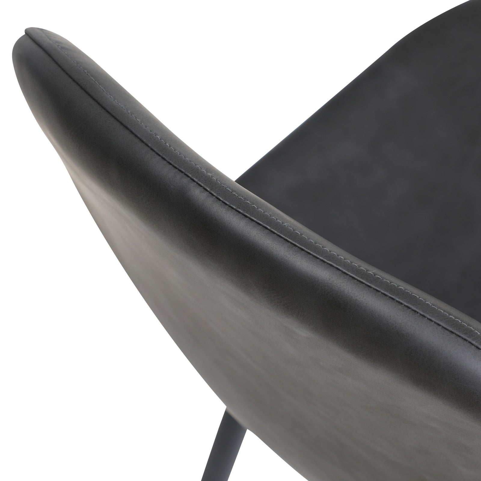 Oikiture 110cm Round Dining Table with 4PCS Dining Chairs PU Grey - Sunyee