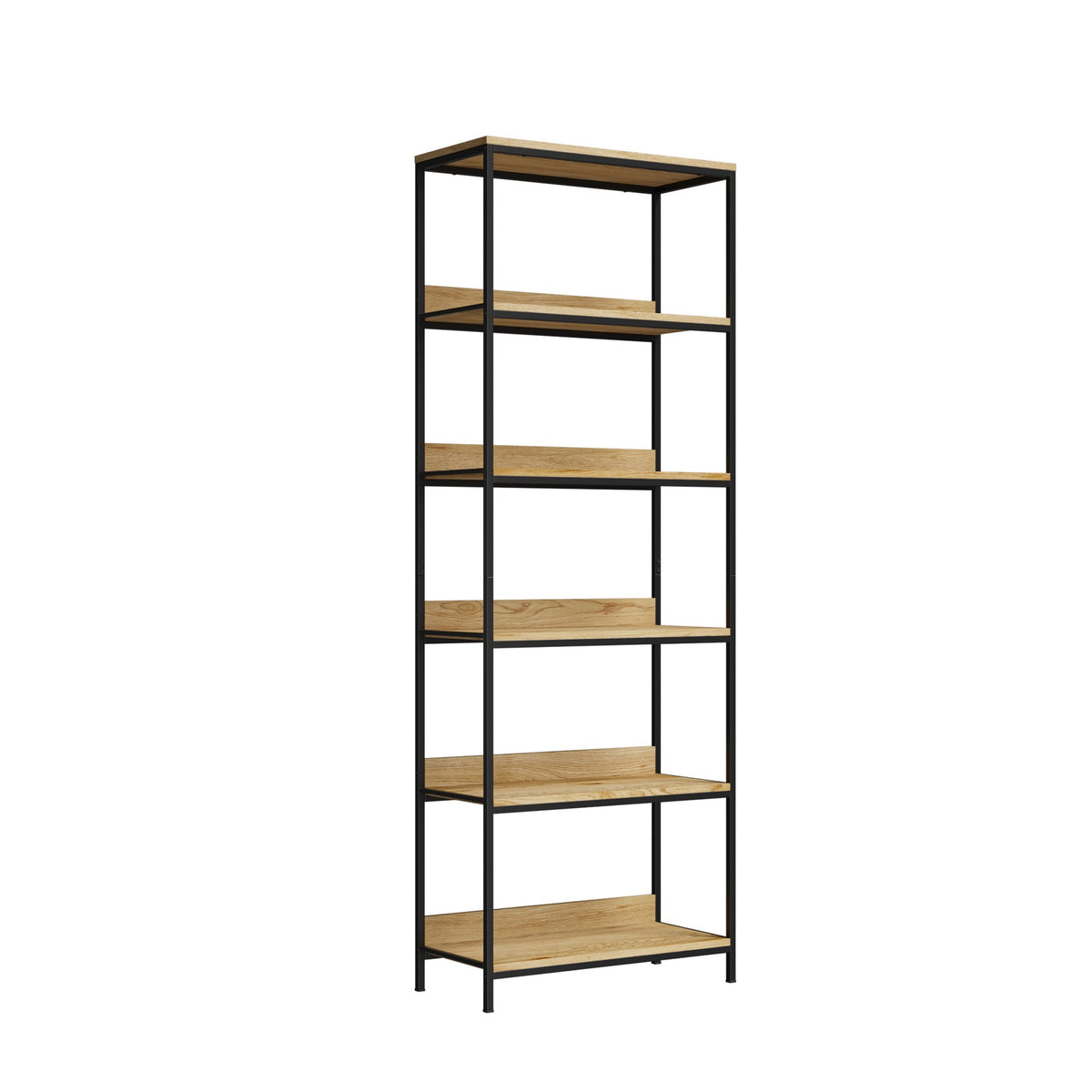 Oikiture Display Shelf 5 Tier Bookshelf Storage Shelves Stand Rack Bookcase - Sunyee