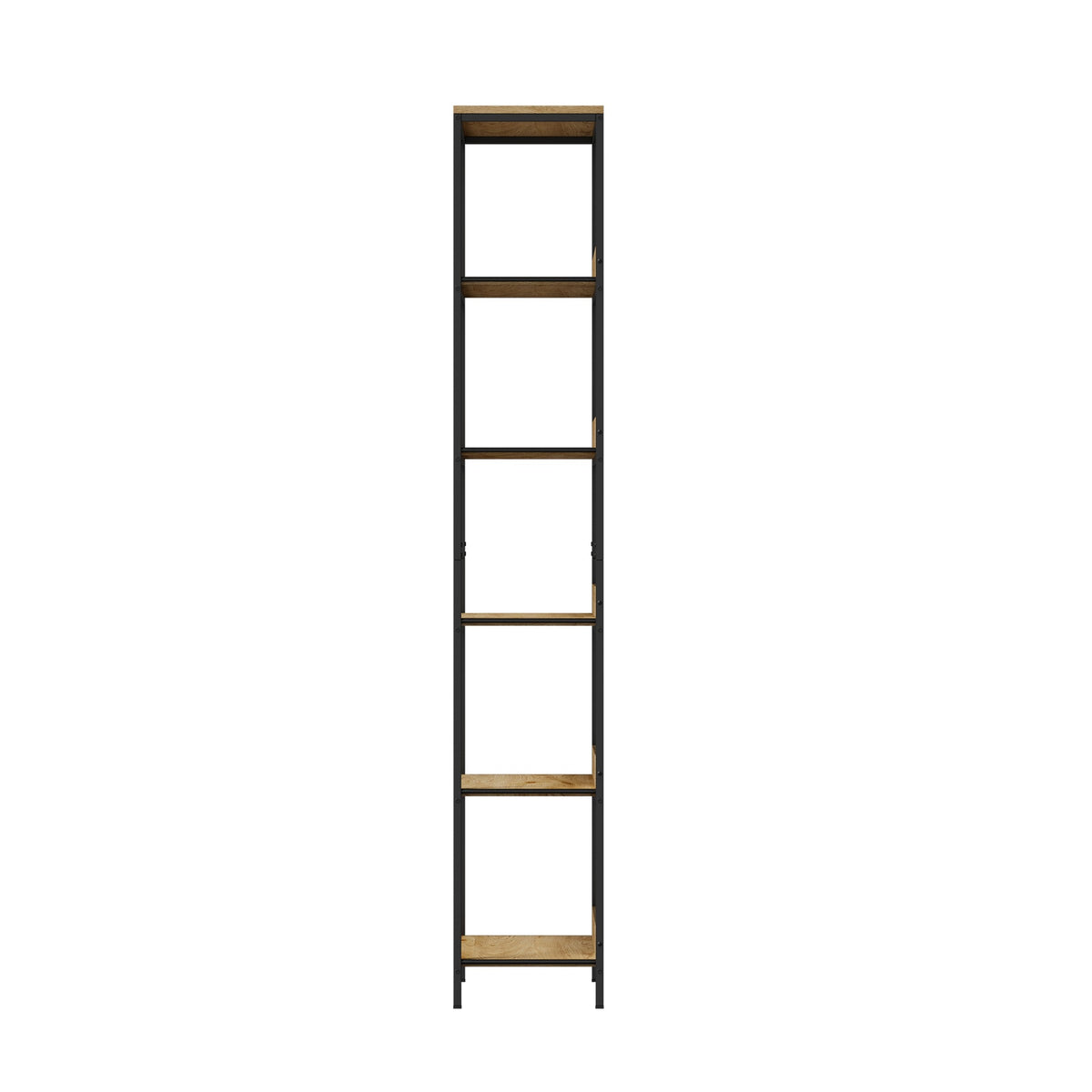 Oikiture Display Shelf 5 Tier Bookshelf Storage Shelves Stand Rack Bookcase - Sunyee
