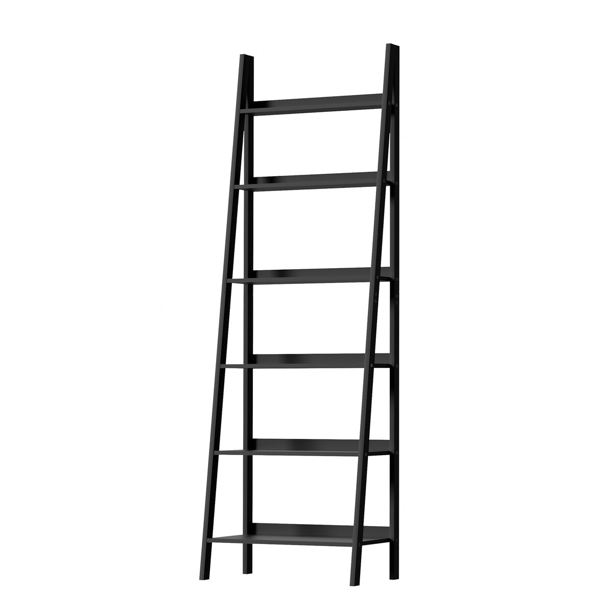 Oikiture Corner Ladder Shelf 6 Tier Bookcase Display Storage Plant Stand Rack - Sunyee