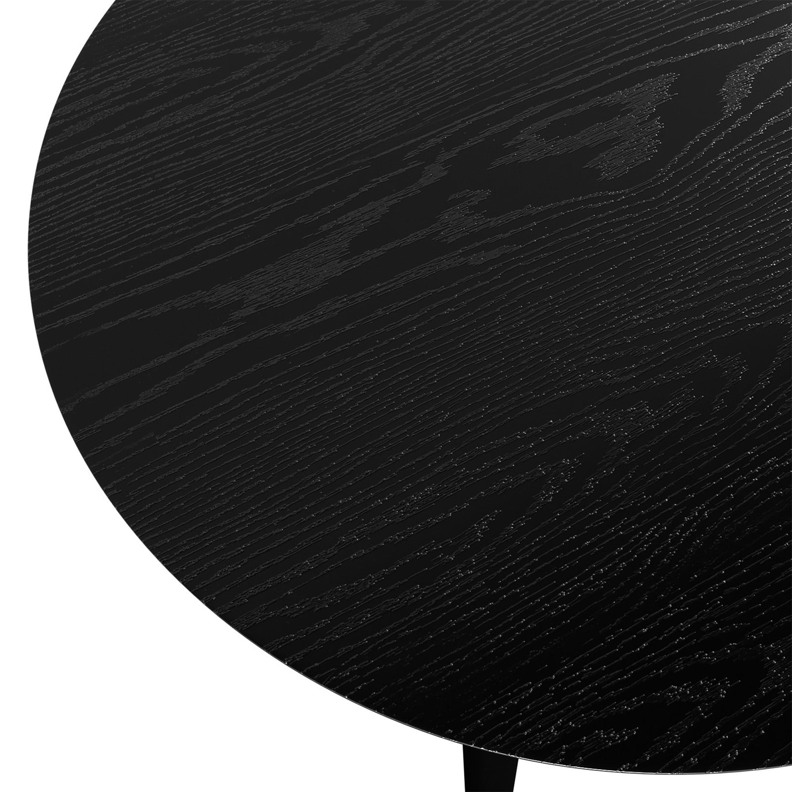 Oikiture Wooden Dining Table 100cm Round Table 4 Seater Pine Wood Legs