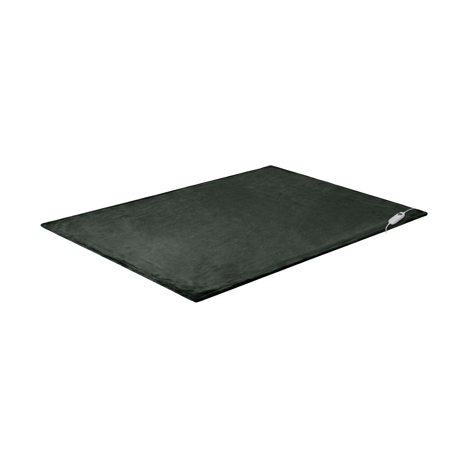 Bedra Electric Throw Rug Washable Heated Blanket Flannel Winter Warm Charcoal - Sunyee