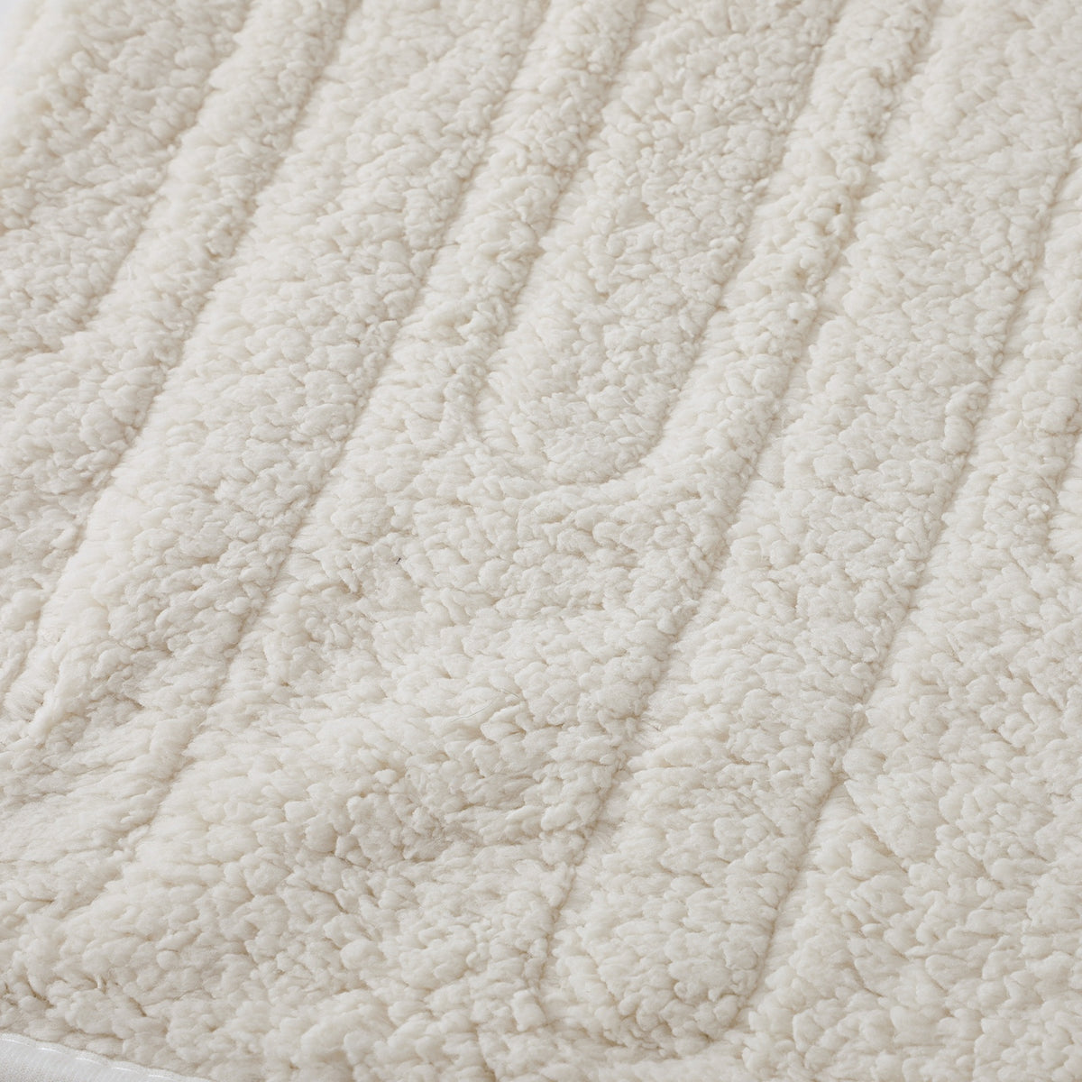 Bedra Electric Throw Rug Heated Blanket Washable Sherpa Flannel Winter Warming - Sunyee