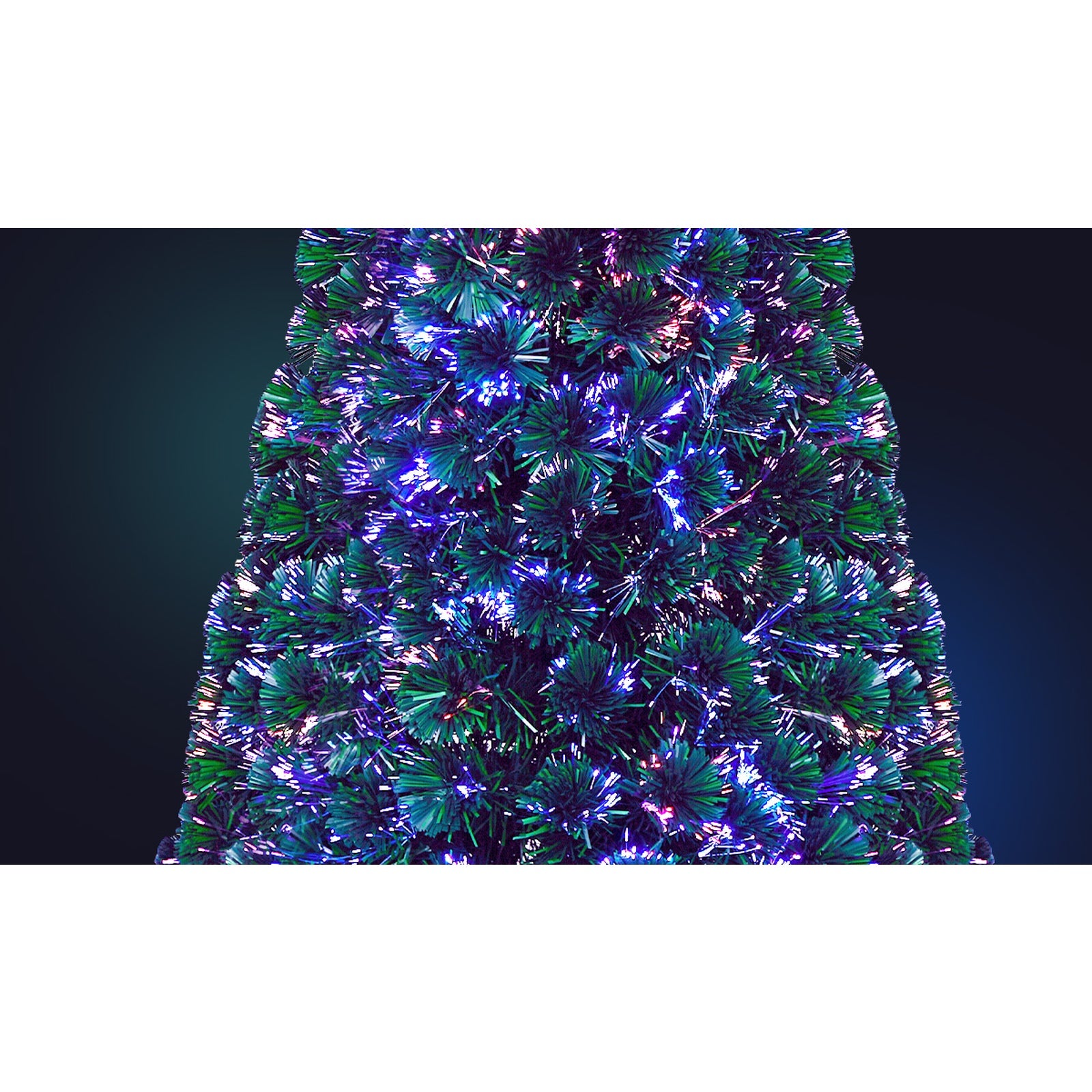 Tinseltown Christmas Tree Fibre Optic 6FT 1.8M Xmas Trees Multi-Colour Lights