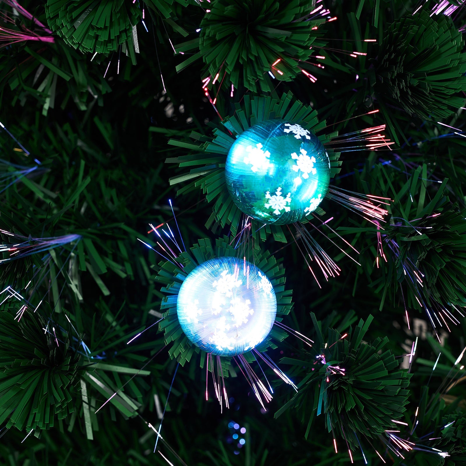 Tinseltown LED Christmas Tree 1.8M 6FT Fibre-optics Xmas Trees with Flash Lights - Sunyee