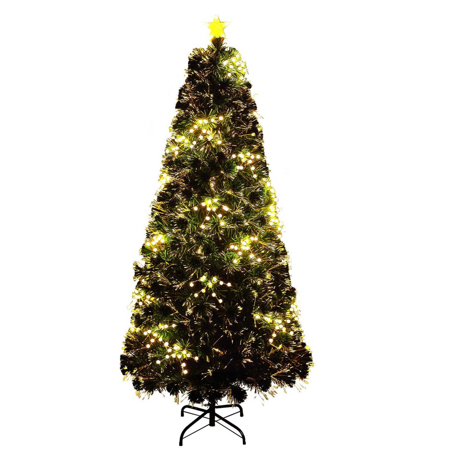 Tinseltown Christmas Tree 1.8M 6FT LED Xmas trees Optic Fibre Multi Colour - Sunyee