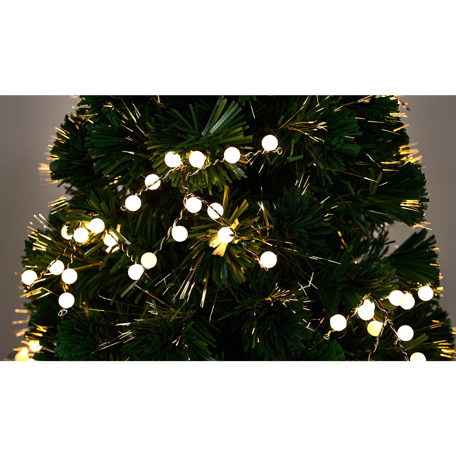 Tinseltown LED Christmas Tree 1.8M 6FT Fibre-optics Xmas Trees with Warm Lights - Sunyee