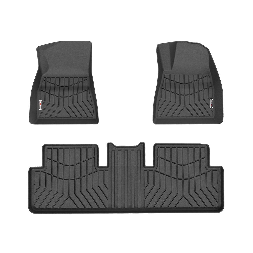 Kiwi Master 3D TPE Car Floor Mats Liner Fit Tesla Model 3 2017-2022 - Sunyee