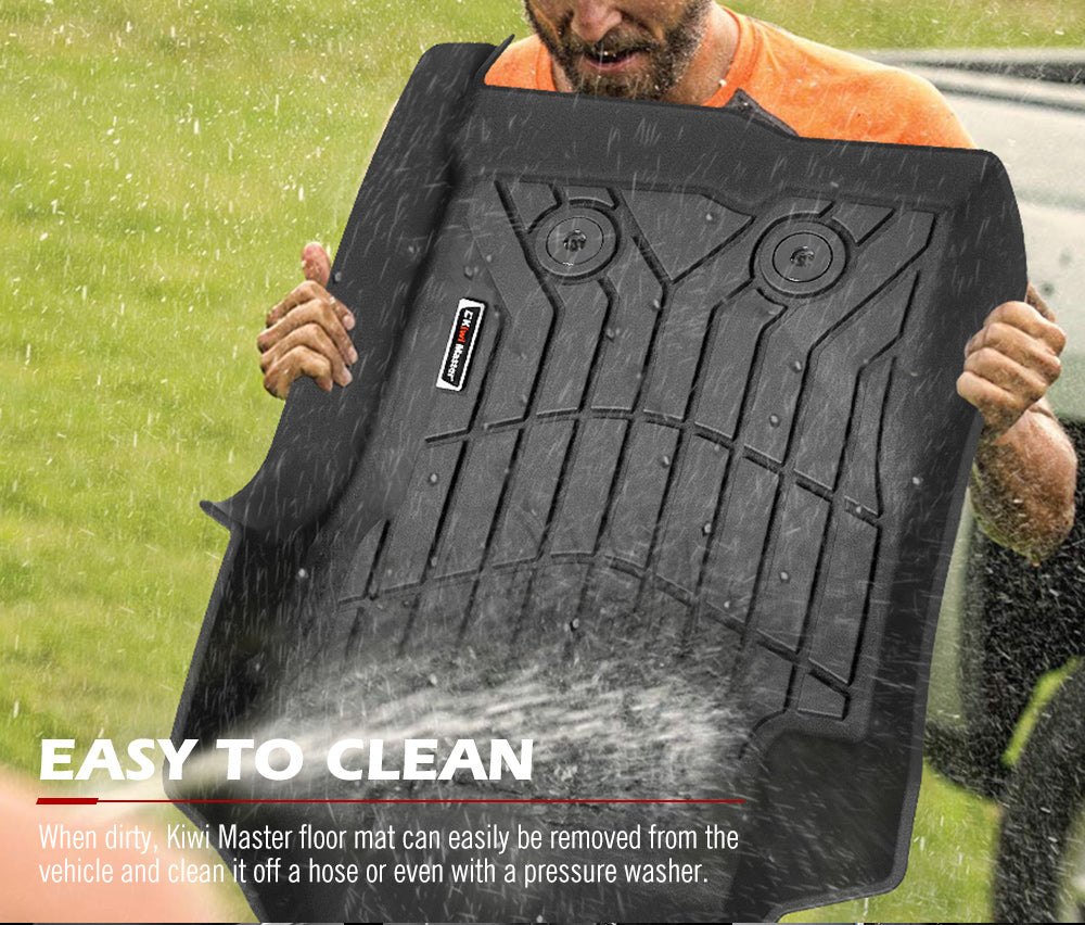 Kiwi Master 3D TPE Car Floor Mats Liner Fit 2023+ Ford Ranger Next Gen - Sunyee