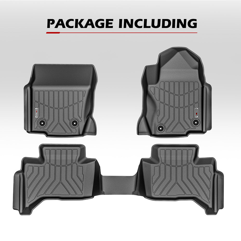 Kiwi Master 3D TPE Car Floor Mats Liner Fit Toyota Prado 250 2024+ - Sunyee