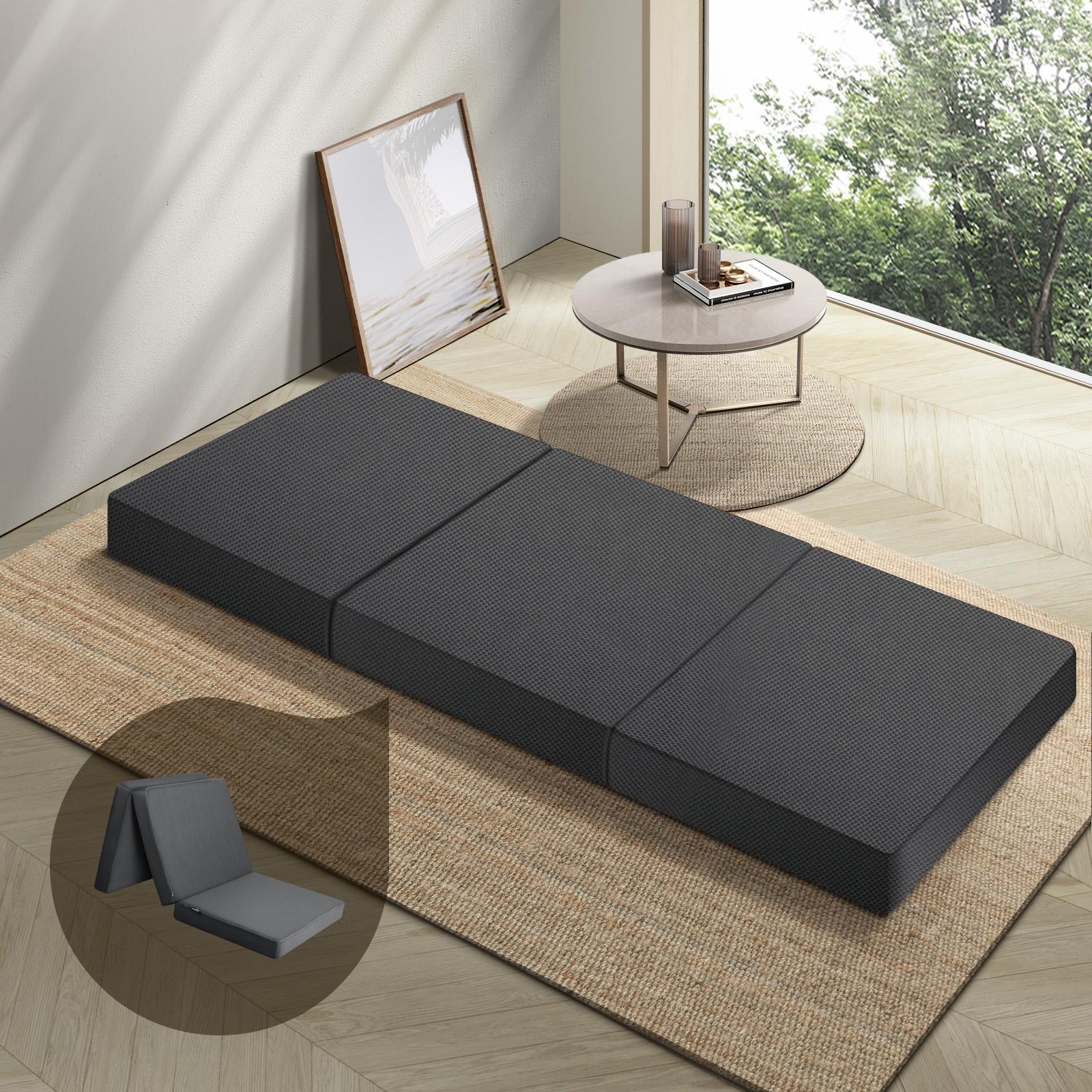 Bedra Folding Mattress Foldable Bed 3 4 Fold Sleeping Floor Mat Camping Cushion - Sunyee