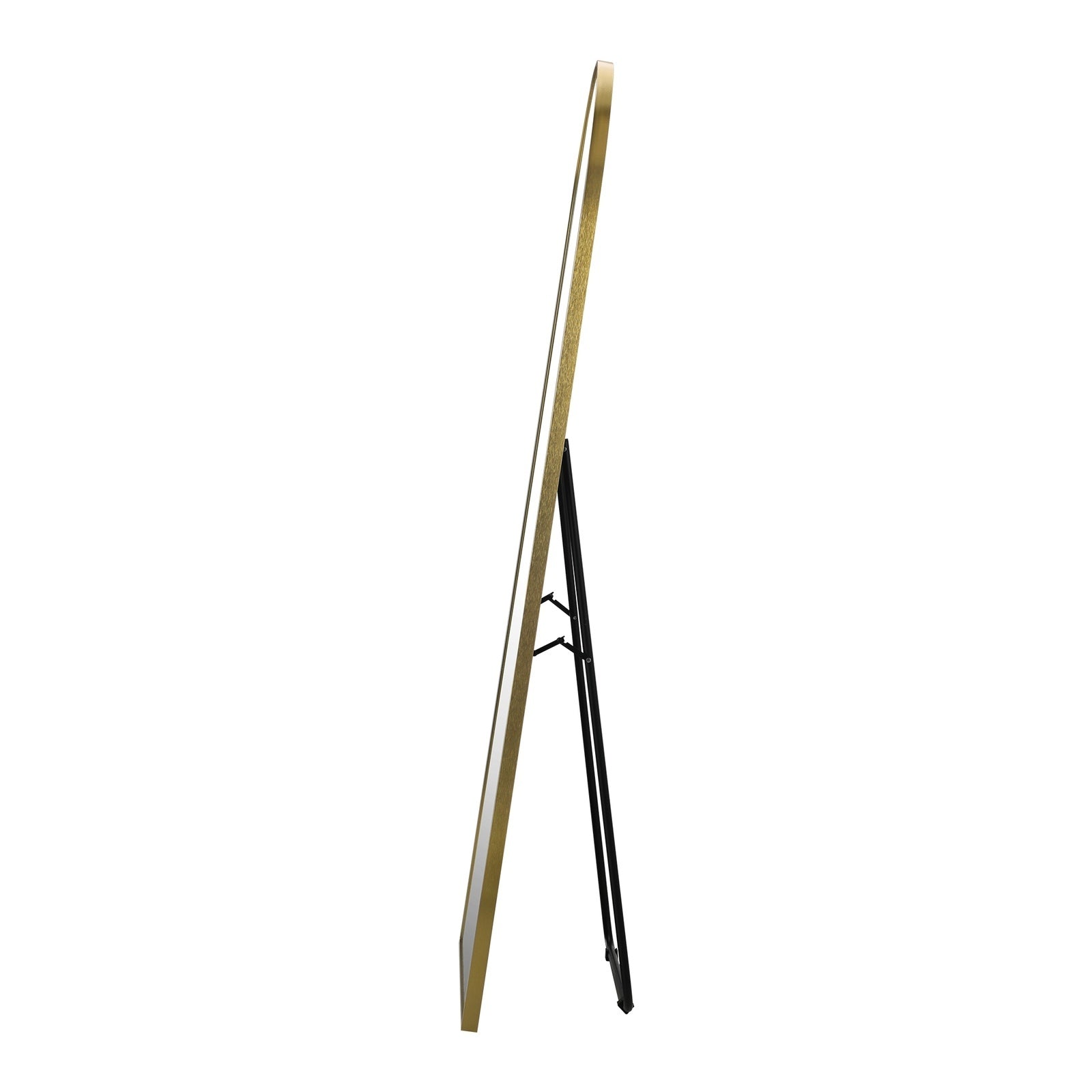 Oikiture 166x60cm Full Length Mirror Dressing Floor Mirrors Free Standing Gold - Sunyee