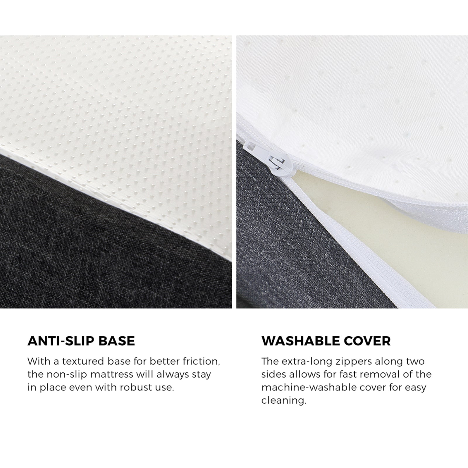 Bedra Mattress Gel Memory Foam Mattresses Queen Bed No Spring Firm Flippable - Sunyee