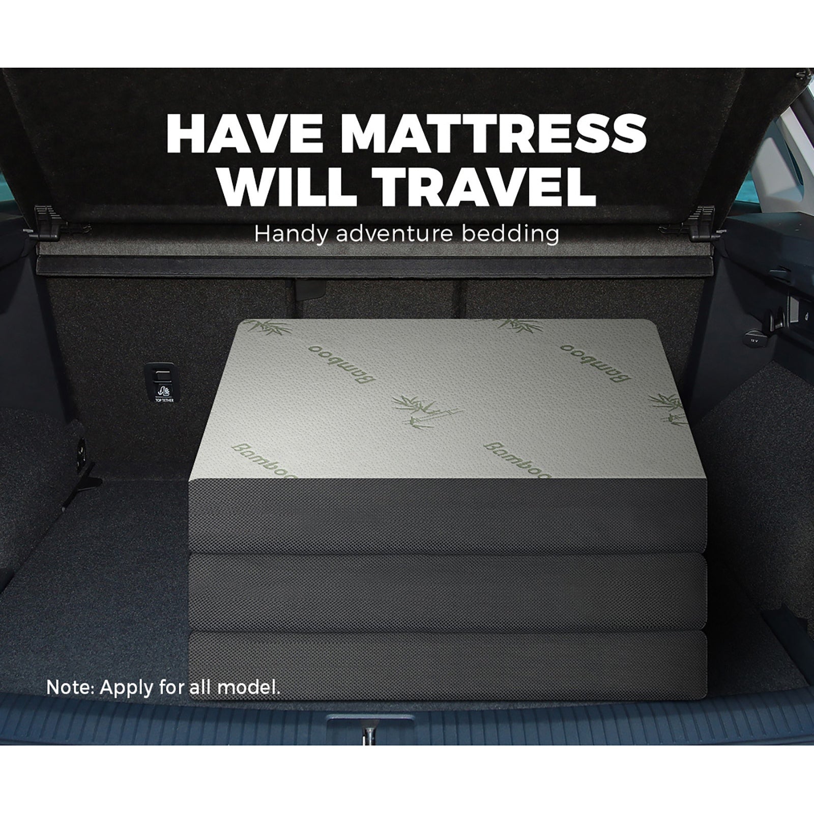 Bedra Folding Foam Mattress Sofa Bed Trifold Sleeping Floor Mat Camping Cushion - Sunyee
