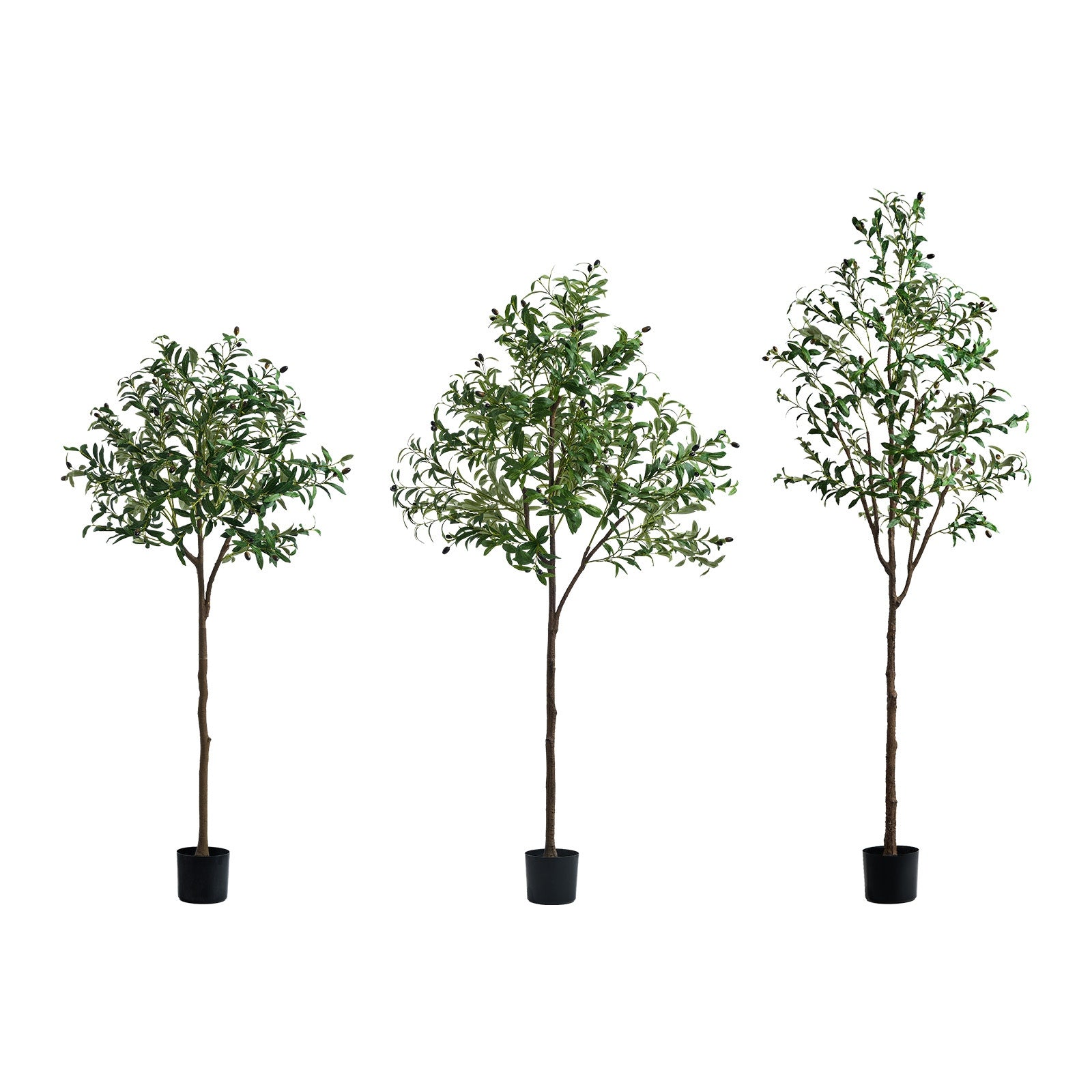 Livsip 150-210cm Artificial Olive Tree Lifelike Faux Plants Home Garden Decor - Sunyee