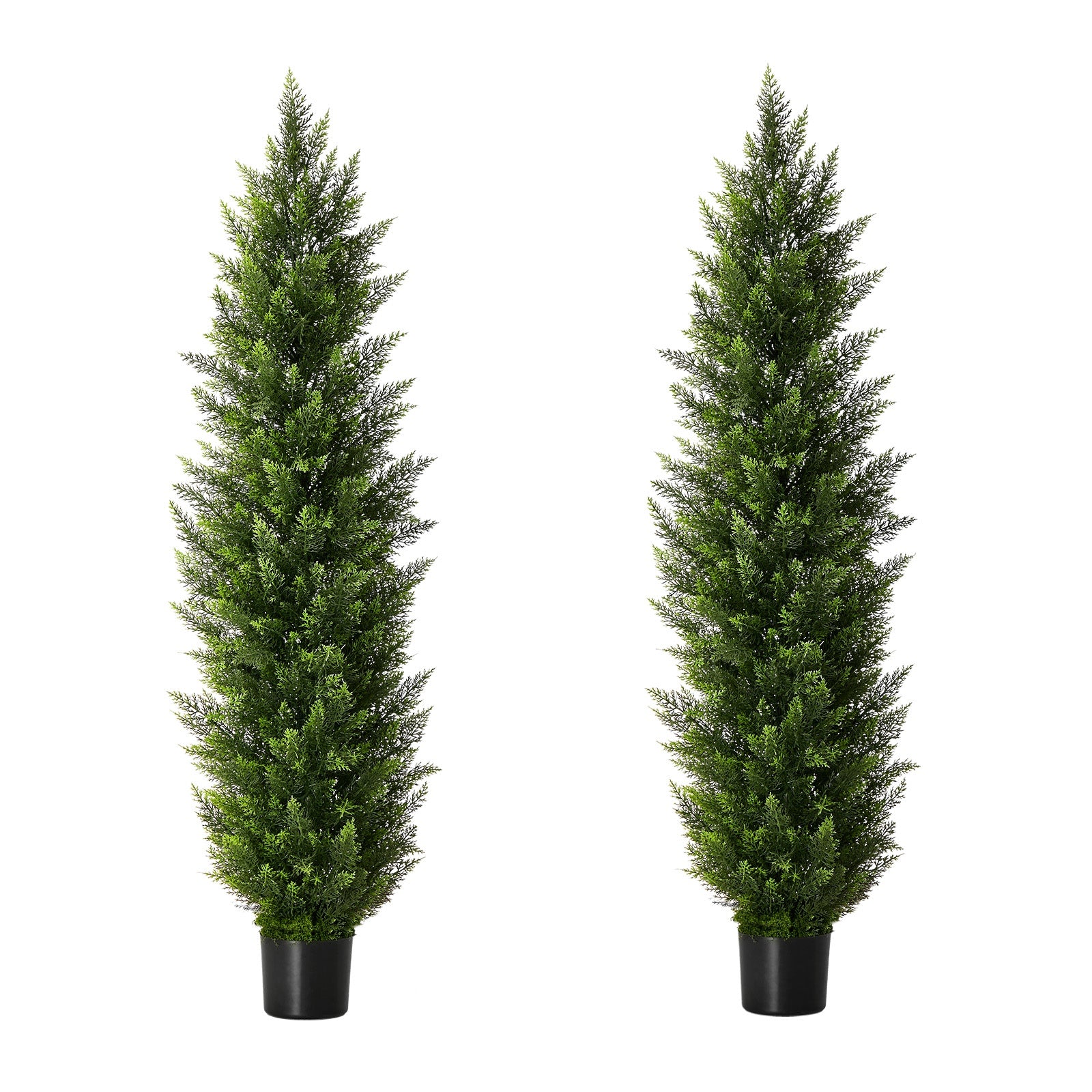 Livsip 2 Pack Artificial Topiary Cedar Tree 150cm Faux Pine Plant Home Decor