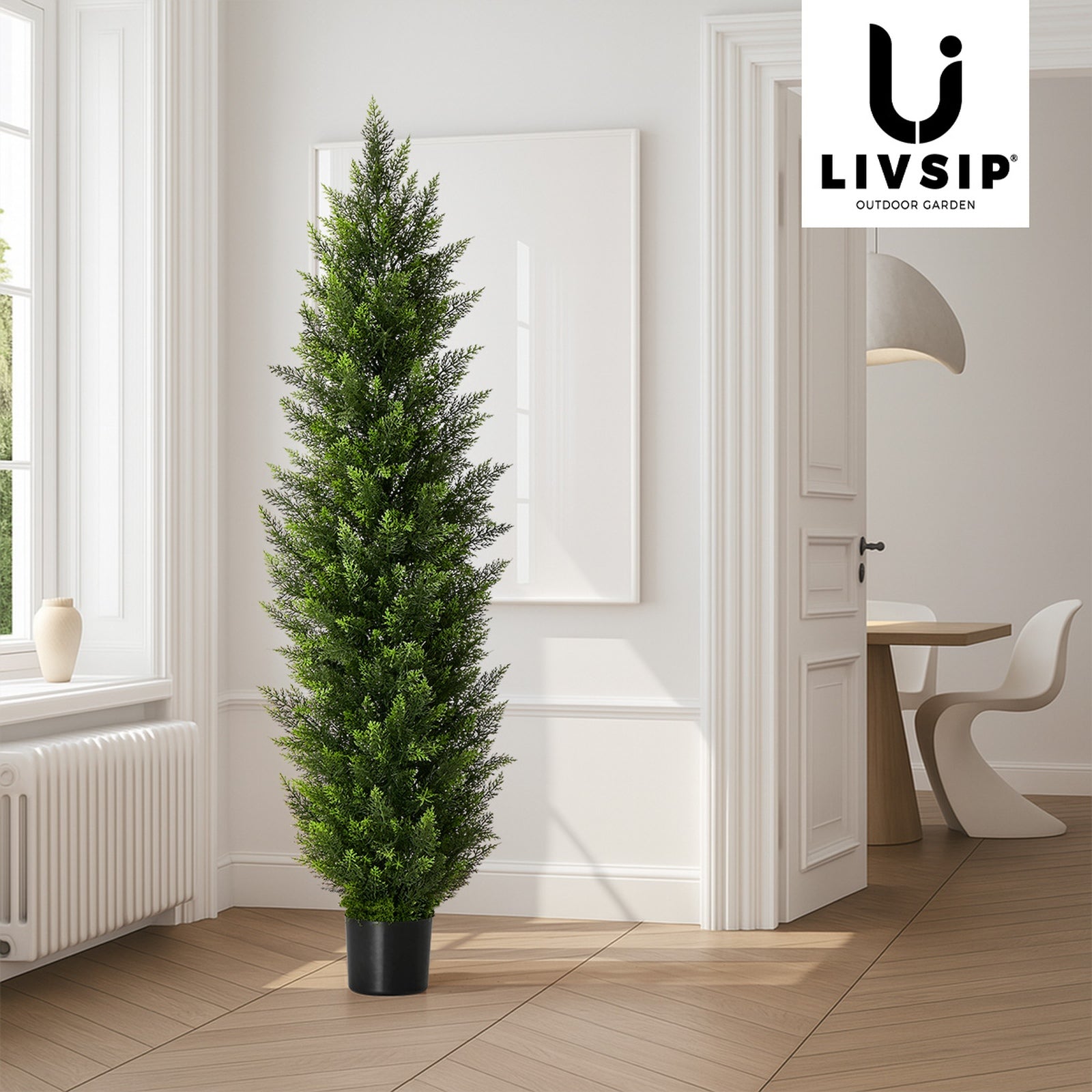 Livsip 150cm Artificial Topiary Cedar Tree Faux Pine Plant Home Garden Decor