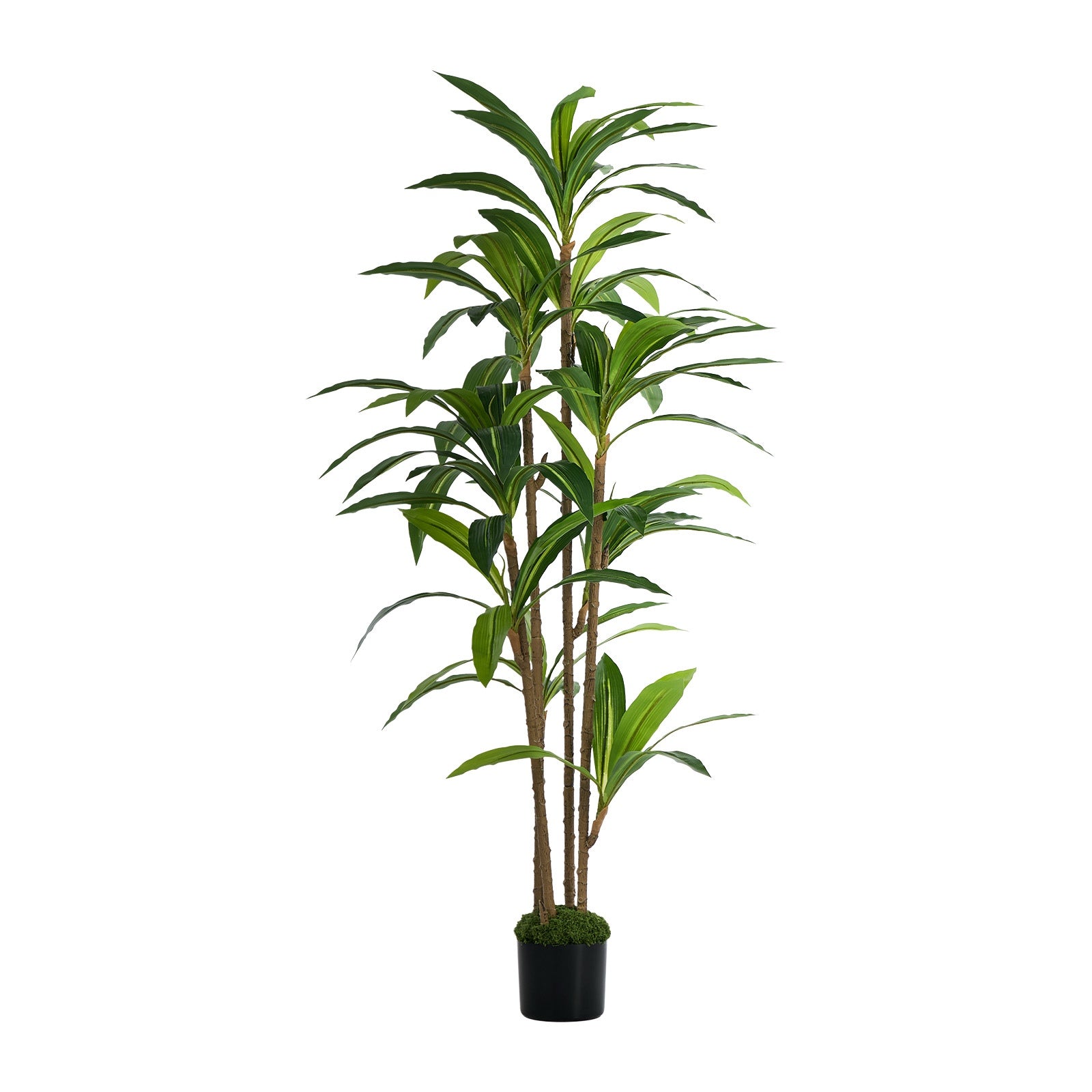Livsip 150cm Artificial Dracaena Tree Realistic Potted Faux Plant Home Decor