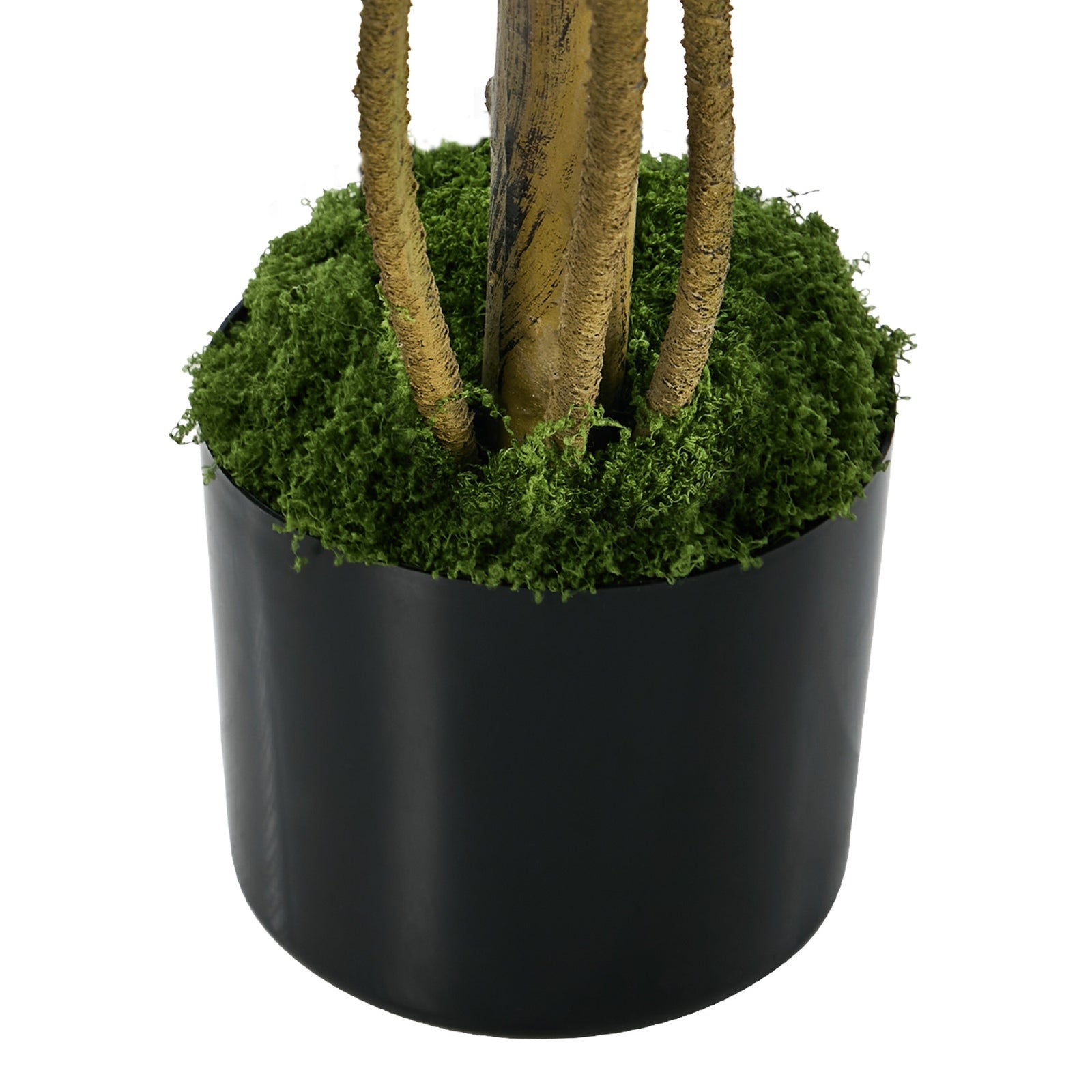 Livsip 2 Pack Artificial Ficus Tree 180cm Realistic Potted Faux Plant Home Decor