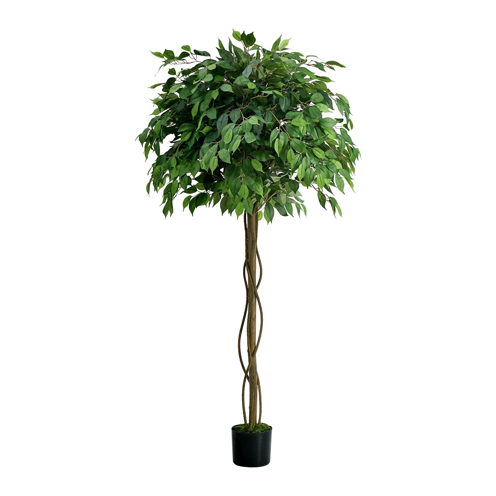 Livsip 180cm Artificial Ficus Tree Realistic Potted Faux Plant Home Decor