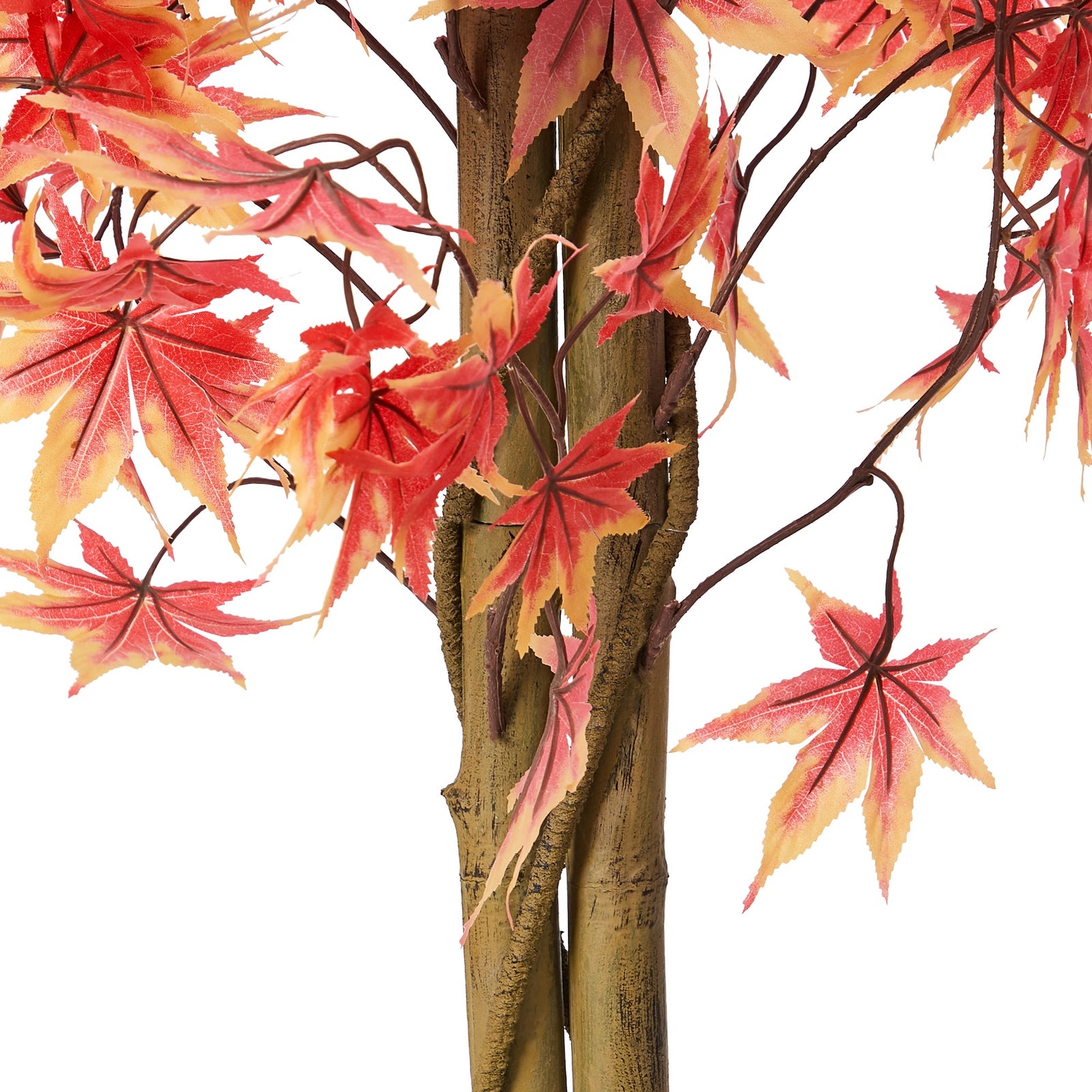 Livsip 180cm Artificial Red Maple Tree Realistic Potted Faux Plant Home Decor