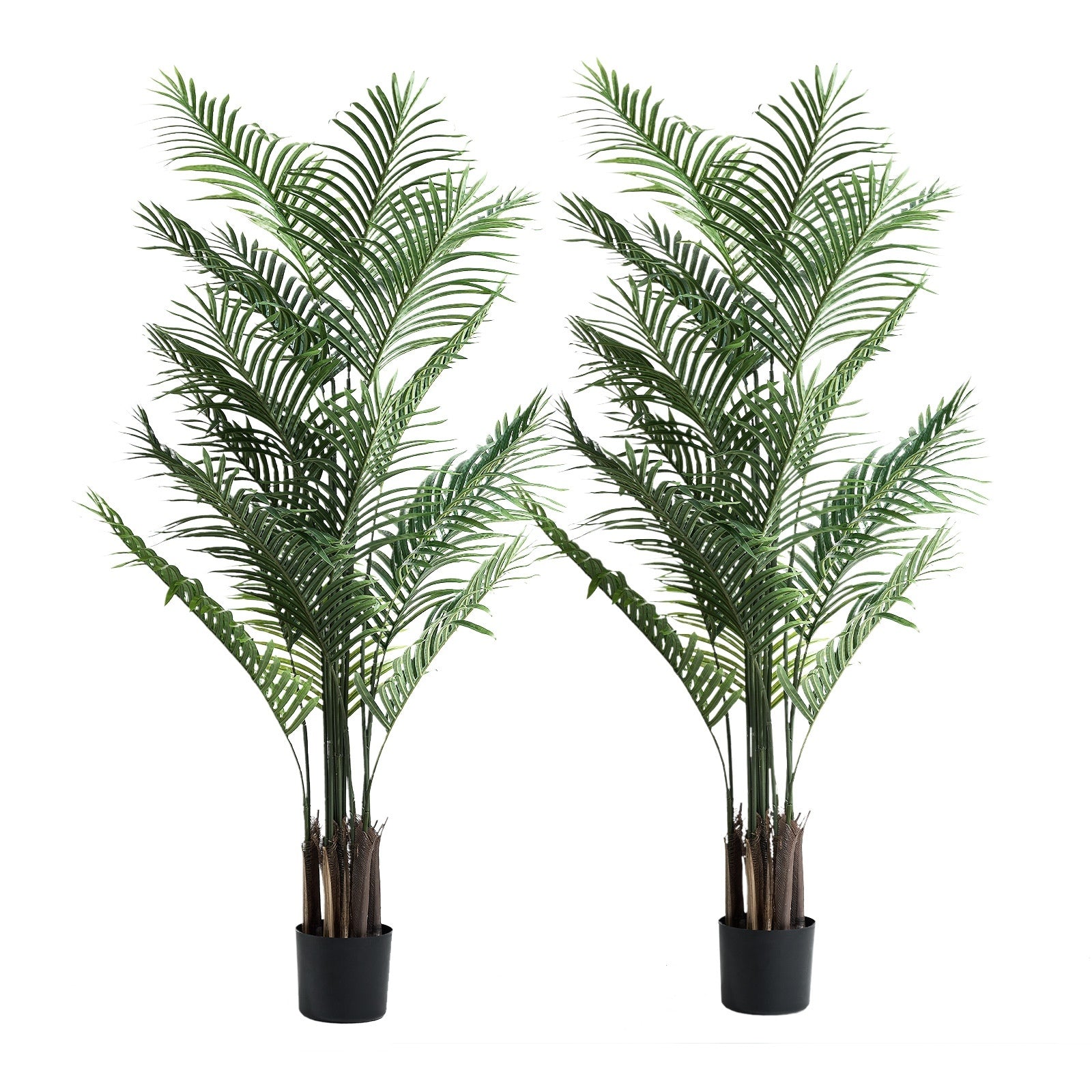 Livsip 2PCS Artificial Potted Plants Lifelike Fake Tree Home Decor 150-210cm - Sunyee