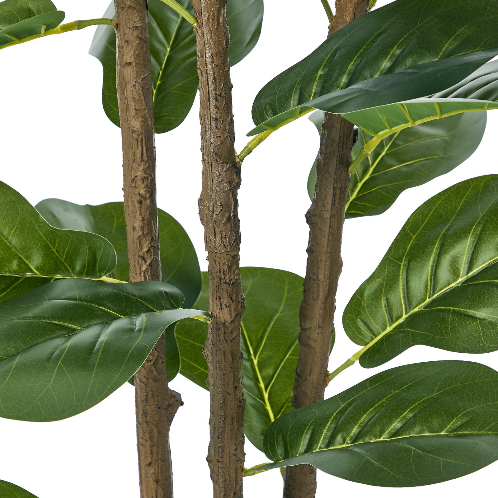 Livsip 2PCS Artificial Fiddle Leaf Fig Tree 180cm Lifelike Faux Potted Plants
