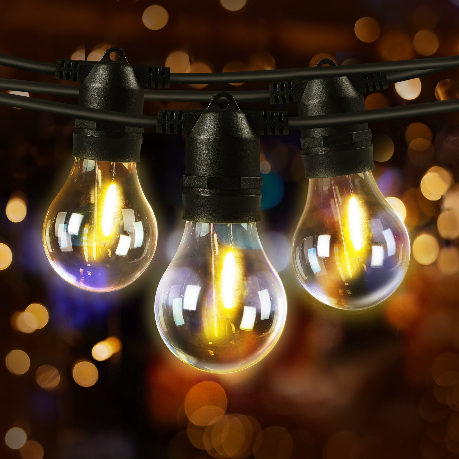 Mazam 23-68M Festoon Lights LED String Light Waterproof Wedding Party Outdoor - Sunyee