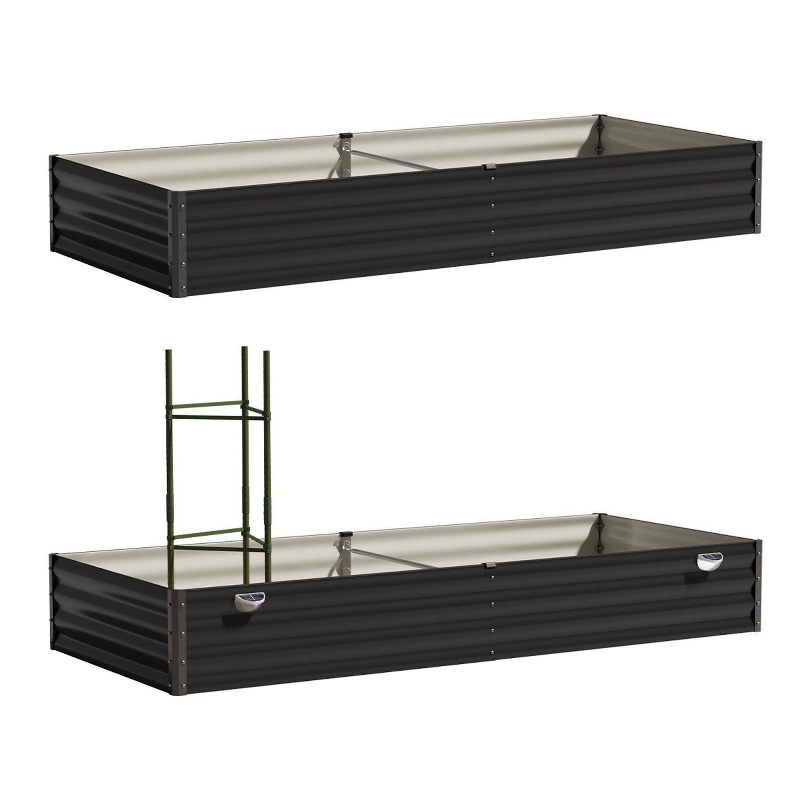 Livsip Garden Bed 9 Models x1 x2 Raised Planter Box Container Galvanised Steel