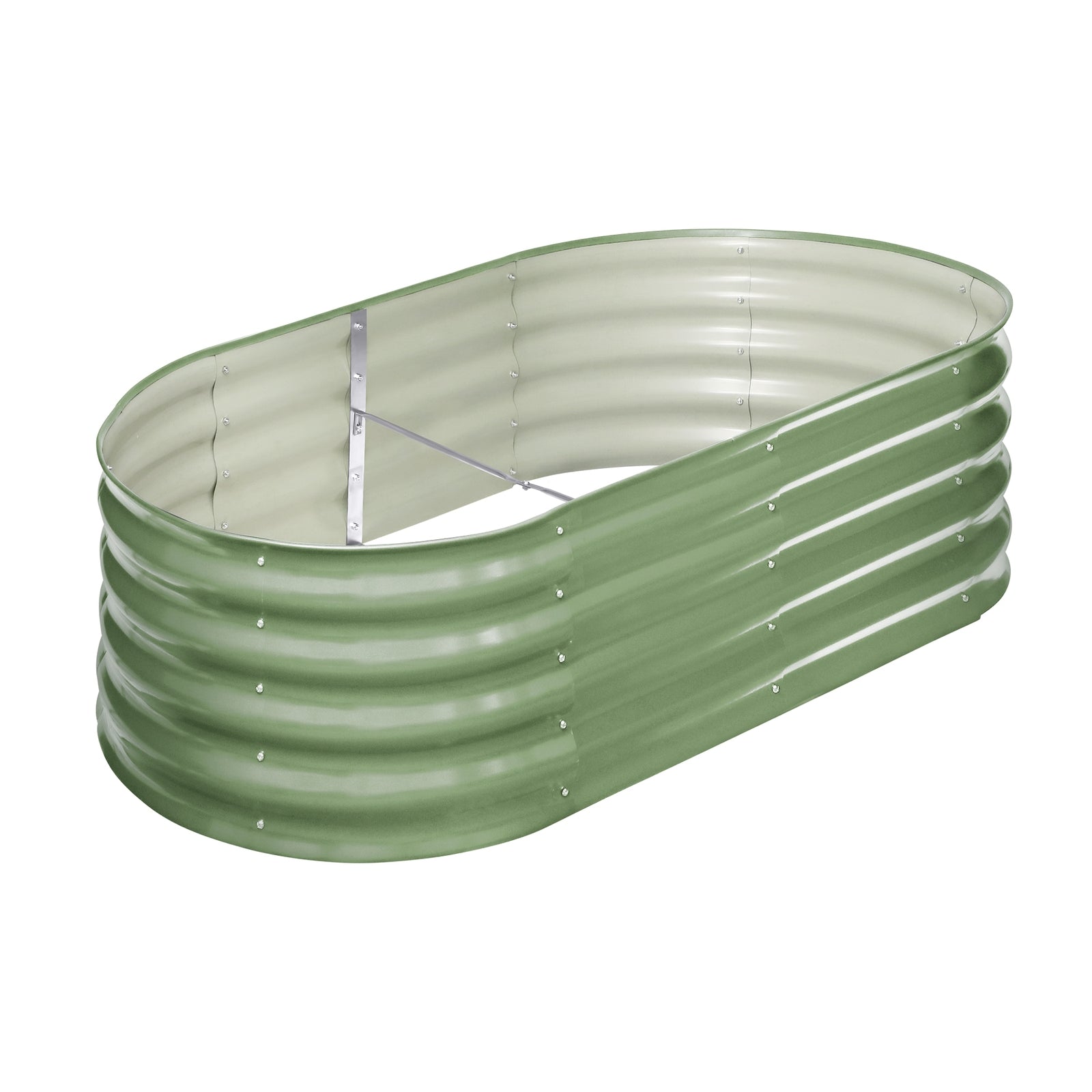 Livsip Garden Bed 160x80x42cm Planter Box Raised Container Galvanised Green - Sunyee