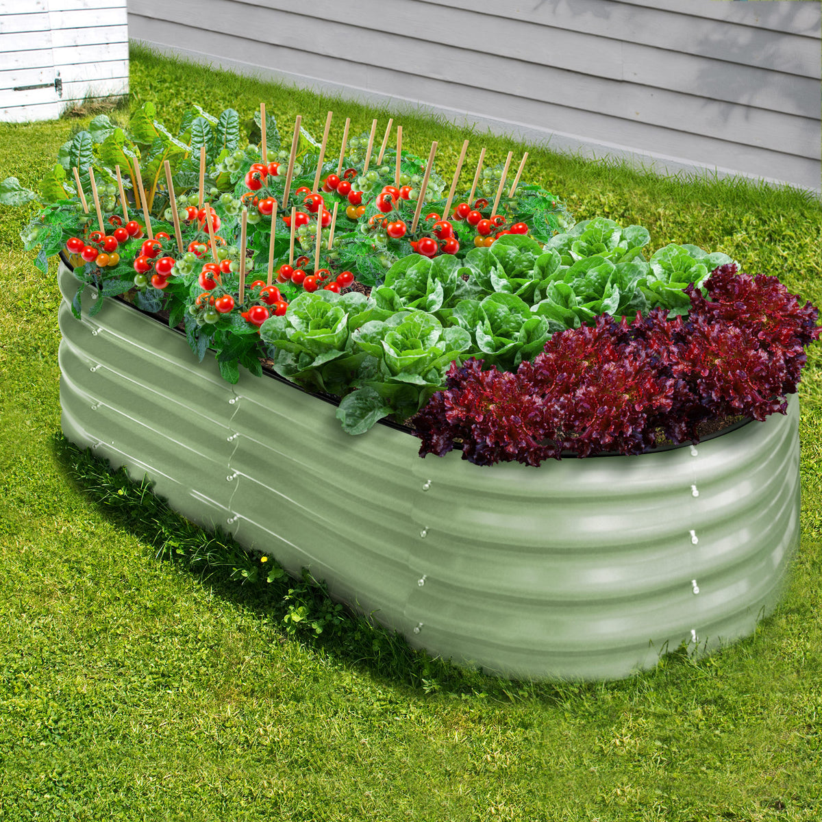 Livsip Garden Bed 160x80x42cm Planter Box Raised Container Green - Sunyee