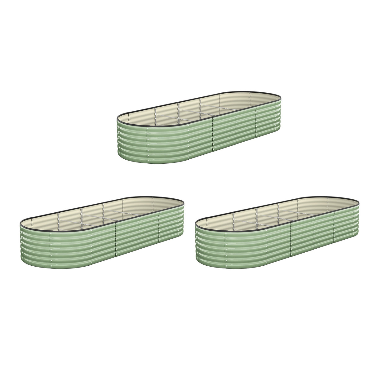 Livsip Garden Bed 240x80x56cm Planter Box Raised Container Green - Sunyee
