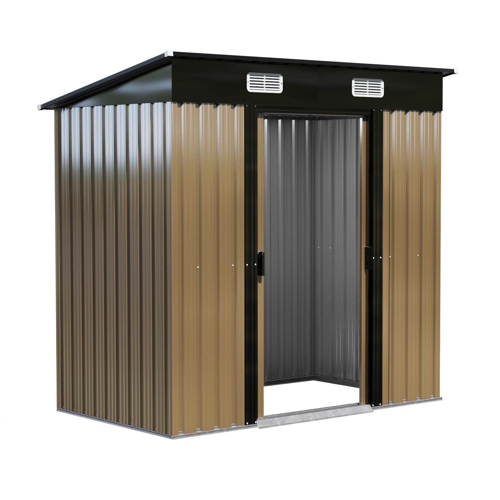Livsip Garden Shed 1.94x1.21M Outdoor Storage Tool Workshop Cabin Steel House