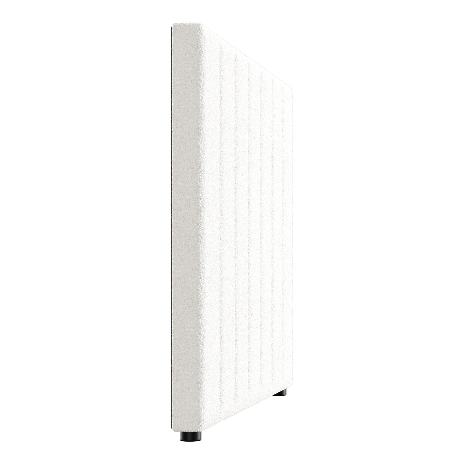 Oikiture Headboard Queen Double King Single Bedhead Boucle Fabric White - Sunyee