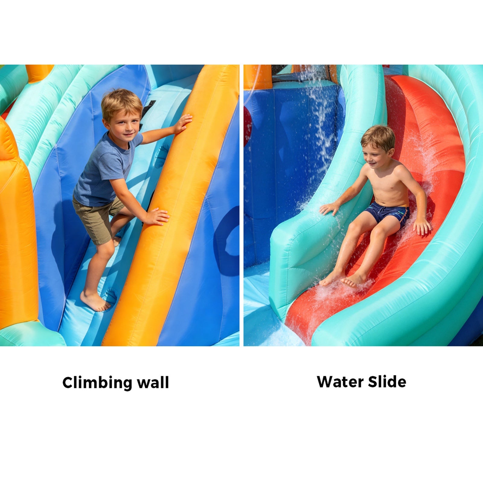 Airmyfun Inflatable Water Park Kids Giant Bouncy Castle Pool Slides Play Centre