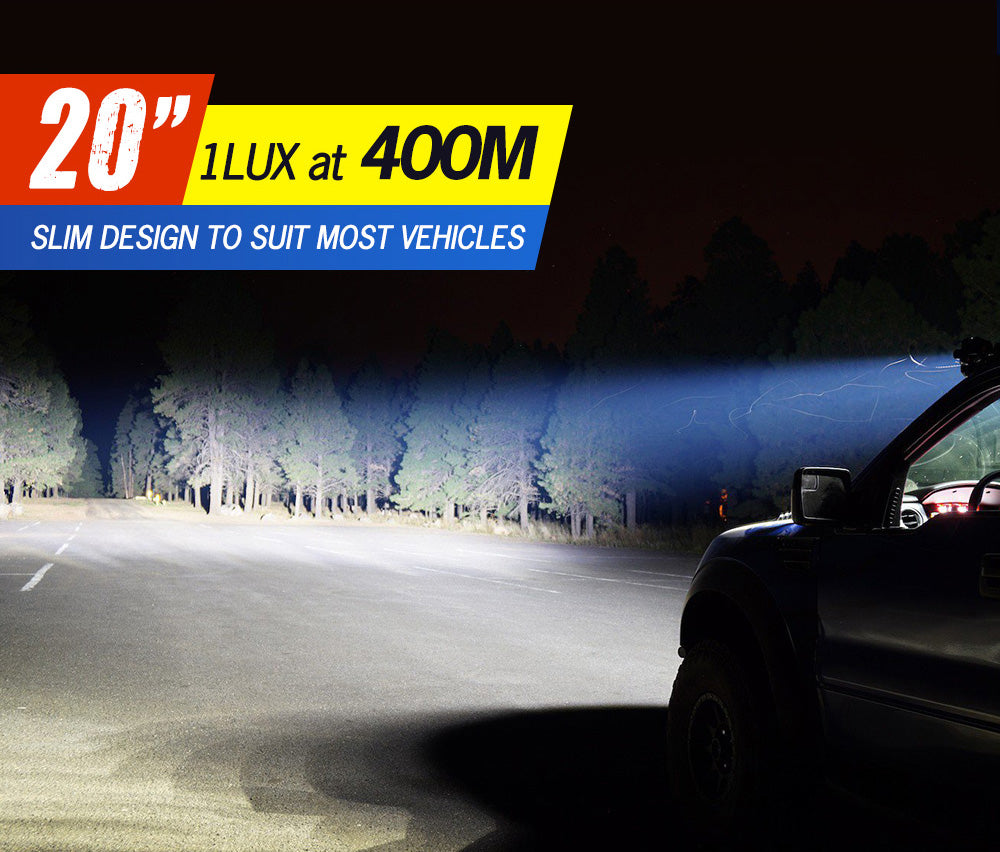 Lightfox 20inch Led Light Bar 1 Lux @ 400M IP68 6,990 Lumens - Sunyee